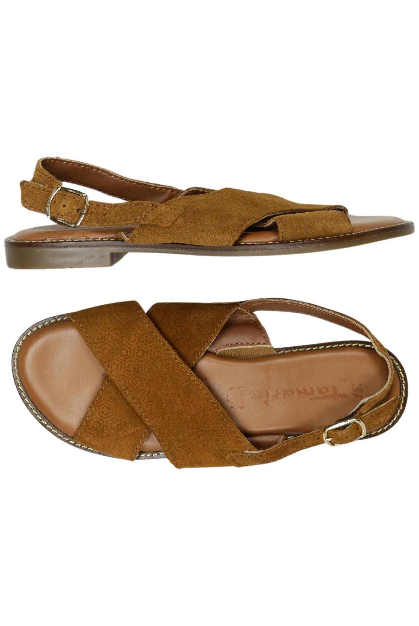 

Tamaris Damen Sandale, braun, Gr. 37