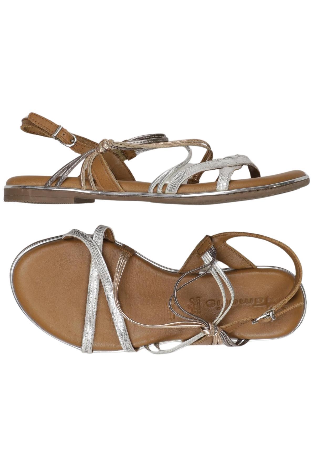 

Tamaris Damen Sandale, silber, Gr. 39