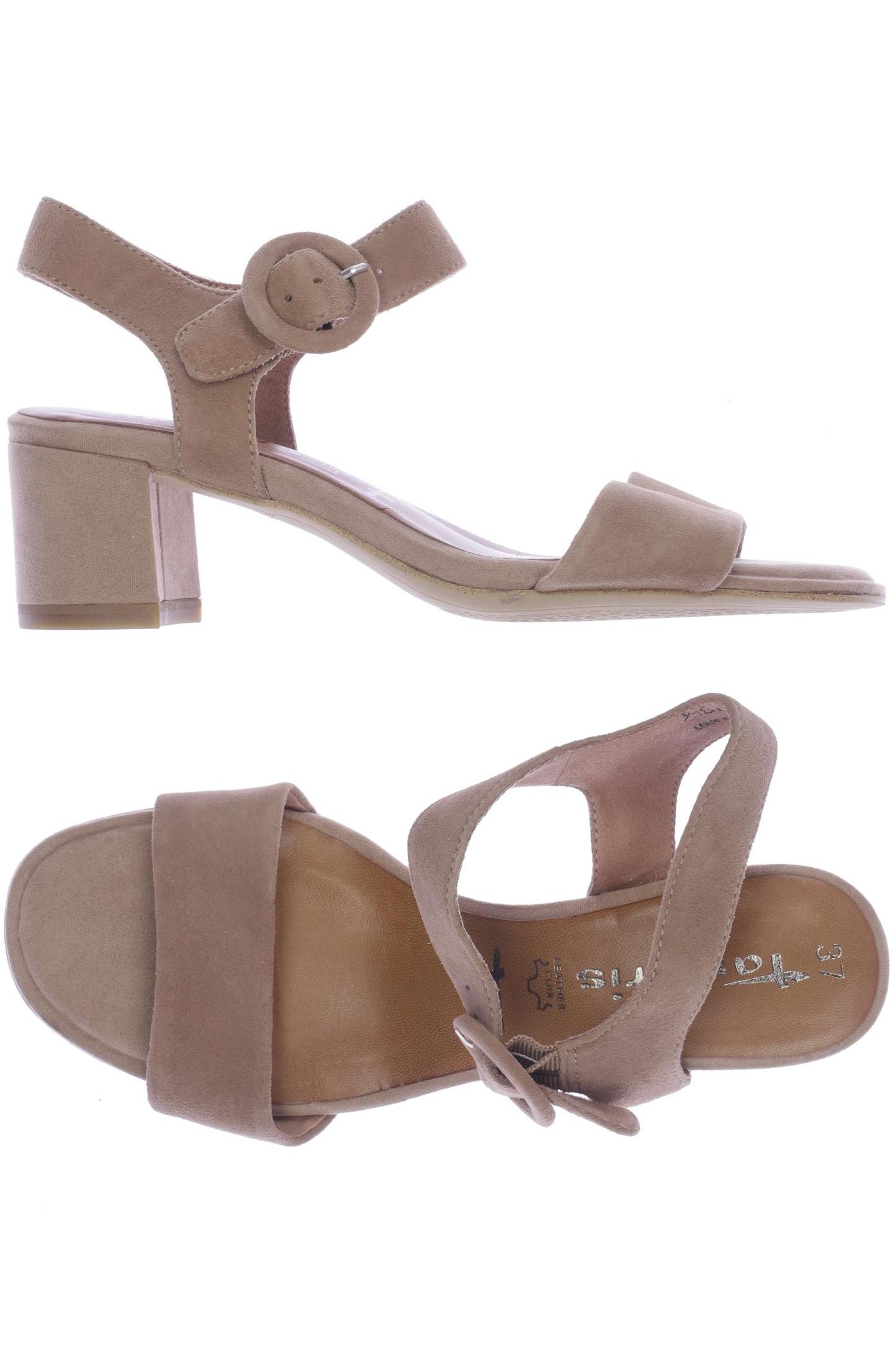 

Tamaris Damen Sandale, beige, Gr. 37