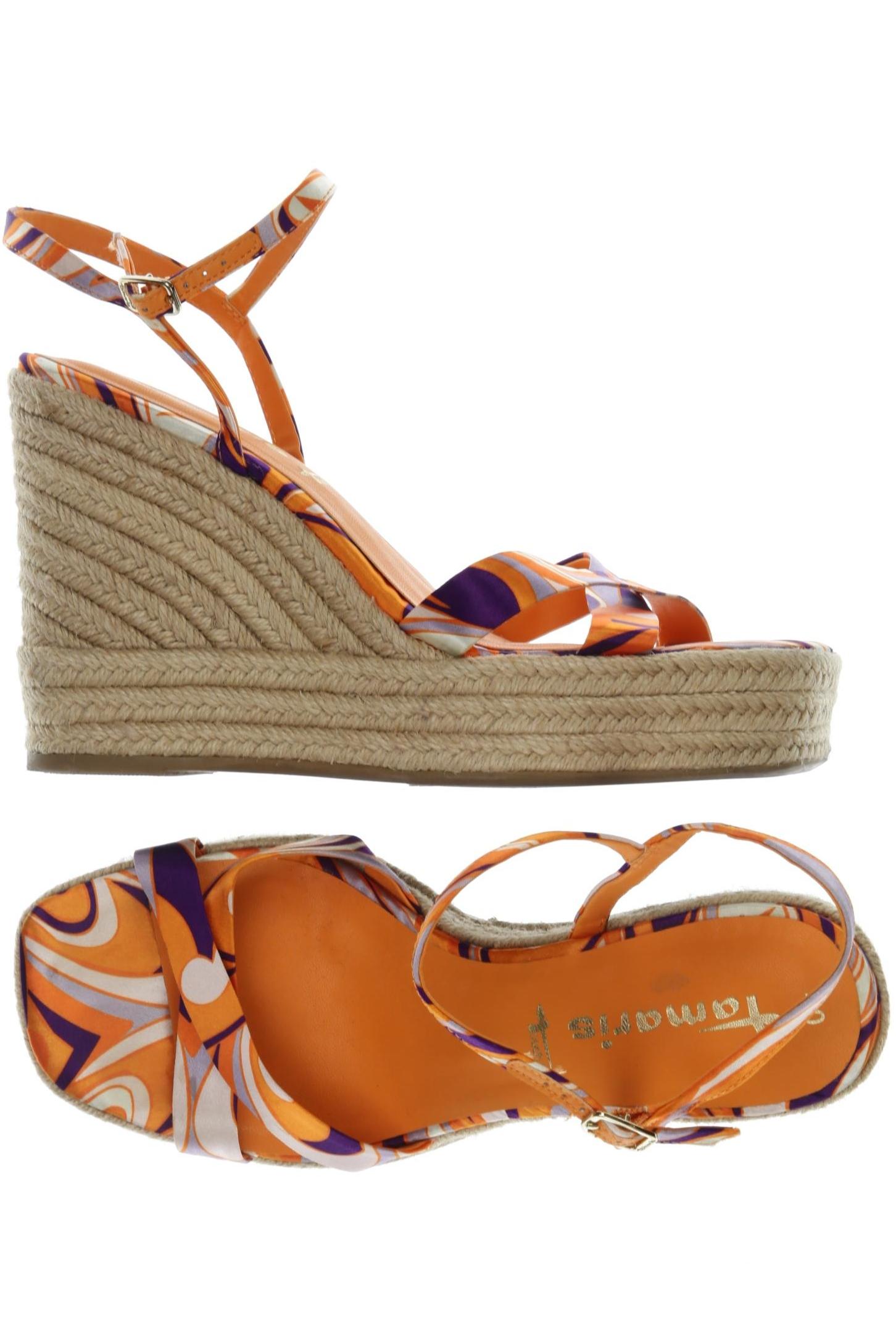 

Tamaris Damen Sandale, orange, Gr. 40