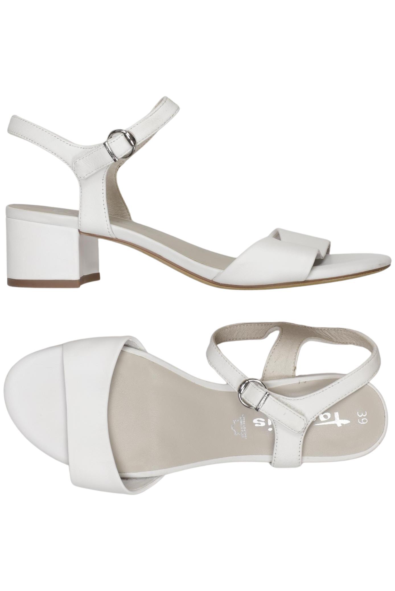 

Tamaris Damen Sandale, weiß, Gr. 39