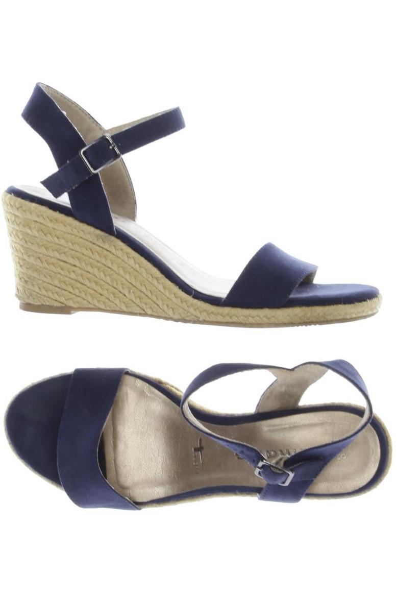 

Tamaris Damen Sandale, marineblau, Gr. 38
