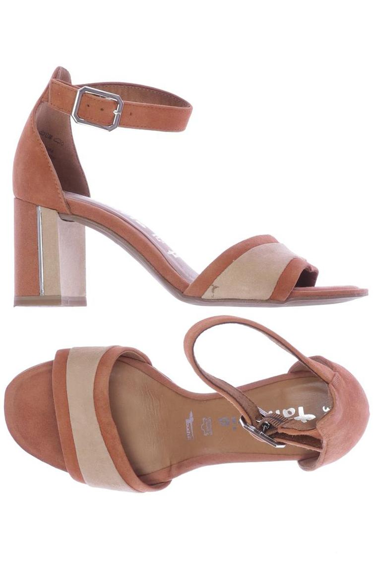 

Tamaris Damen Sandale, orange, Gr. 36