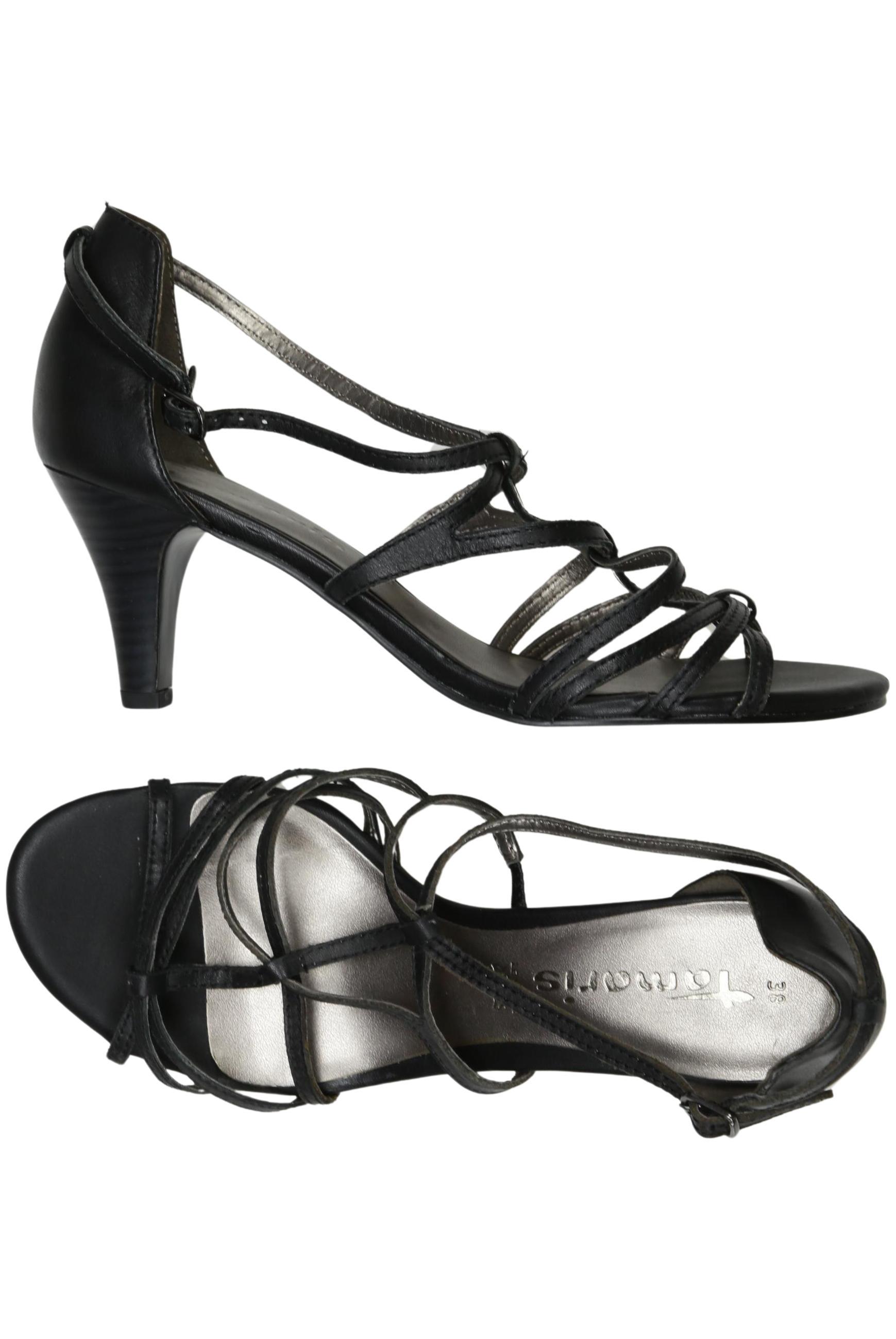 

Tamaris Damen Sandale, schwarz, Gr. 38