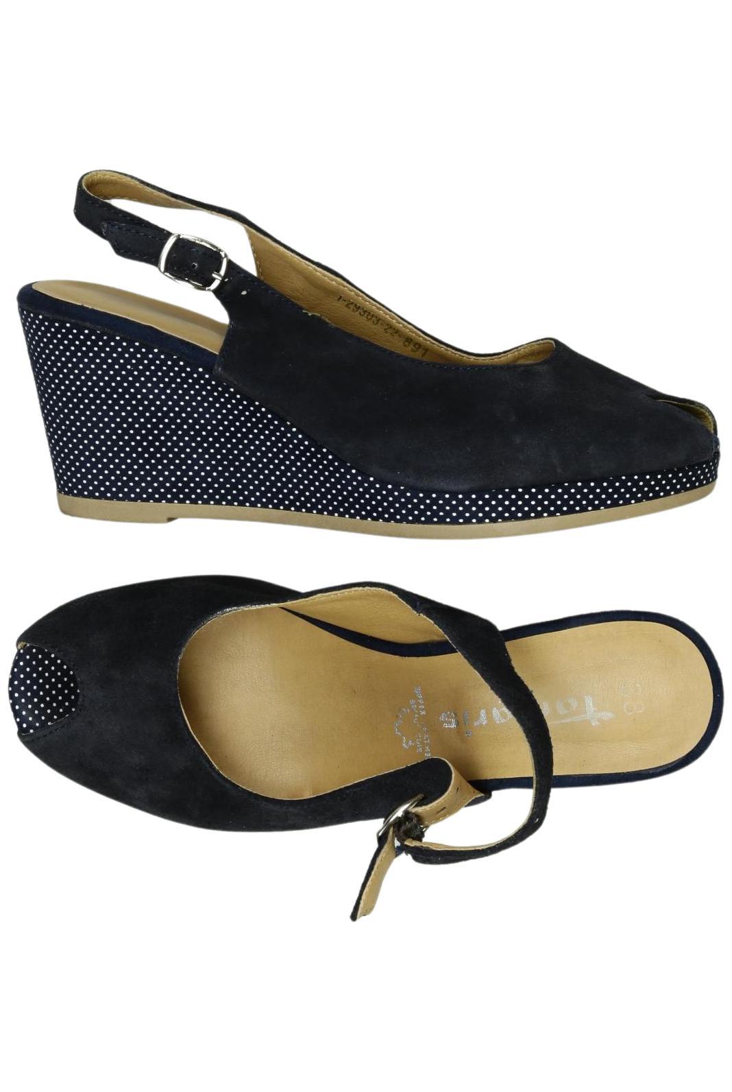 

Tamaris Damen Sandale, marineblau, Gr. 38