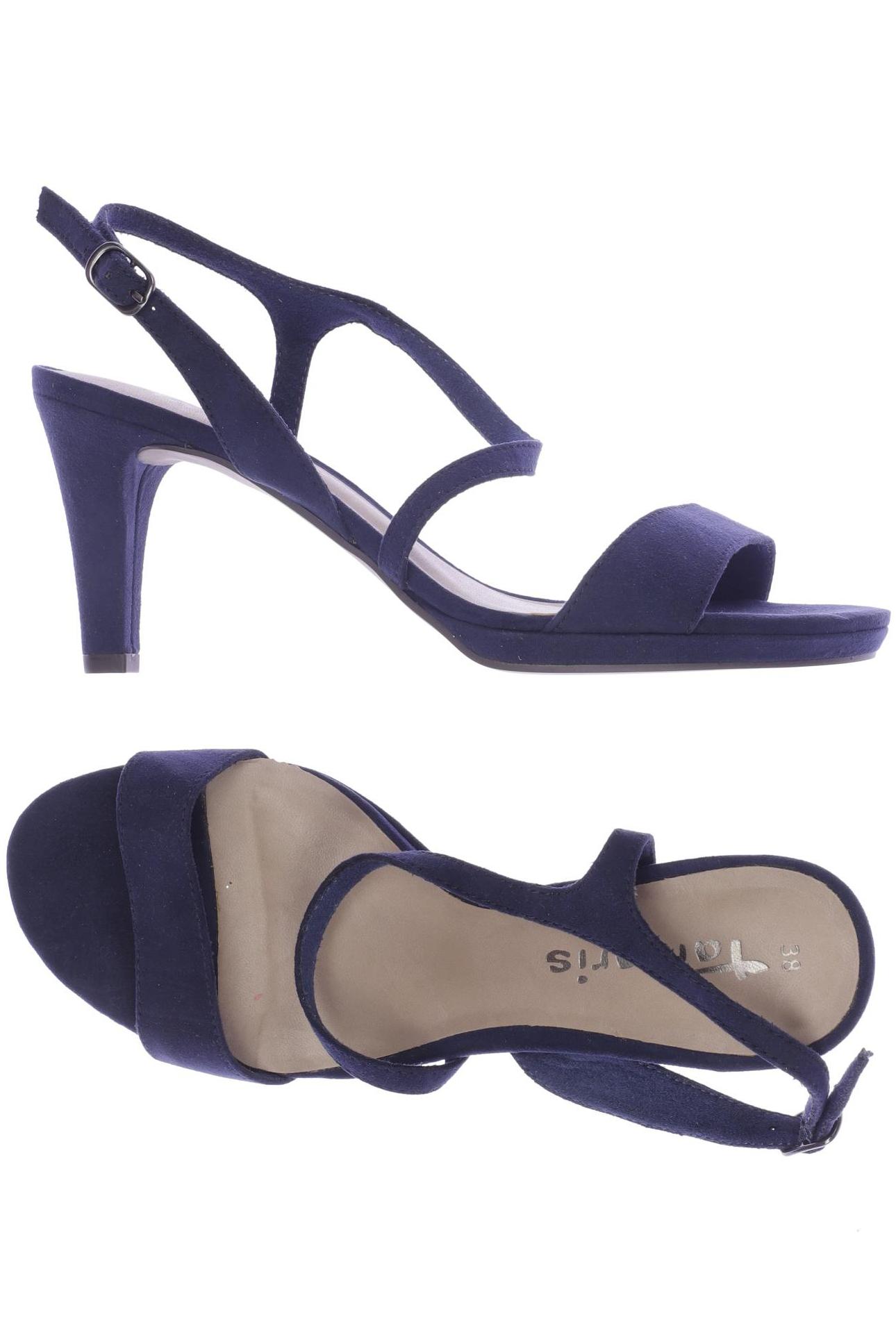

Tamaris Damen Sandale, marineblau, Gr. 38