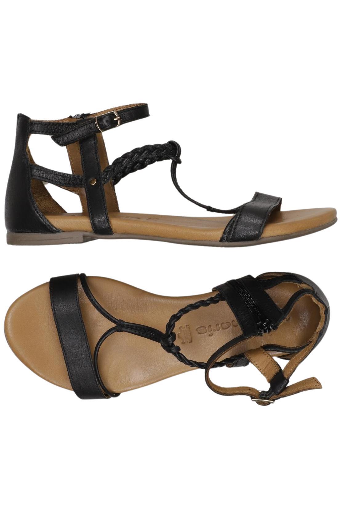 

Tamaris Damen Sandale, schwarz, Gr. 39