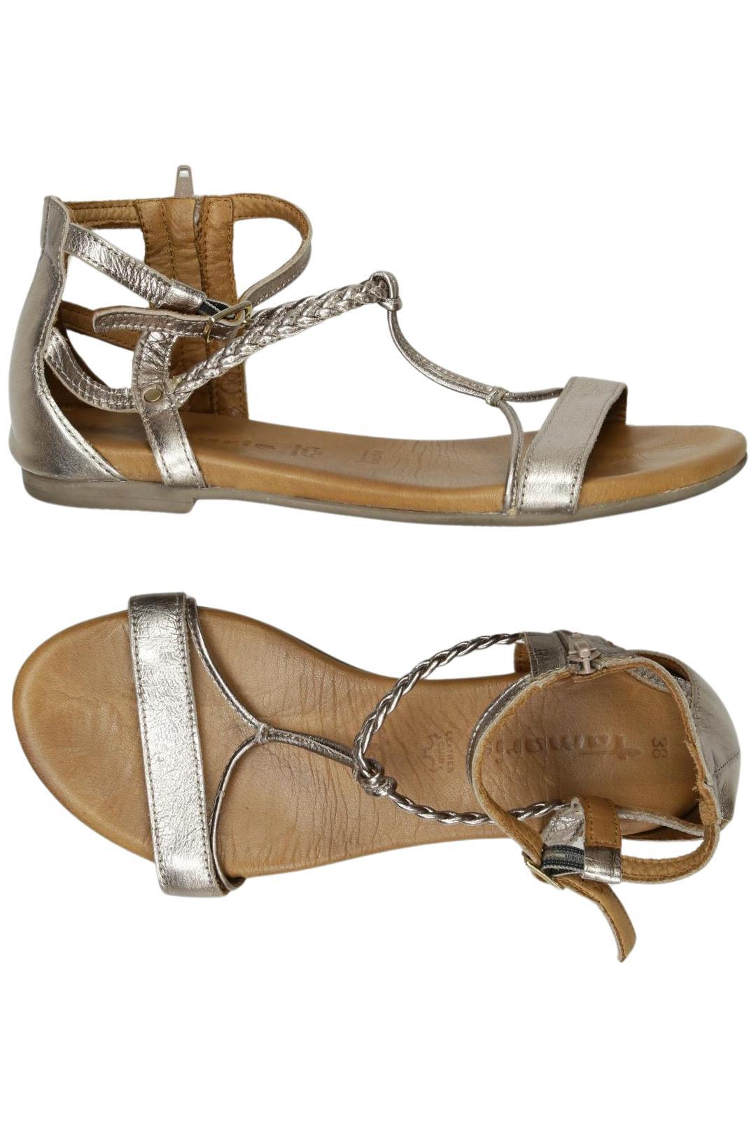 

Tamaris Damen Sandale, braun, Gr. 38