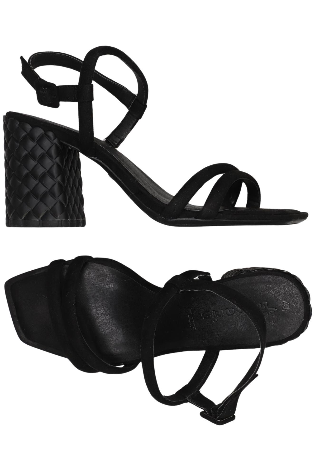 

Tamaris Damen Sandale, schwarz, Gr. 41