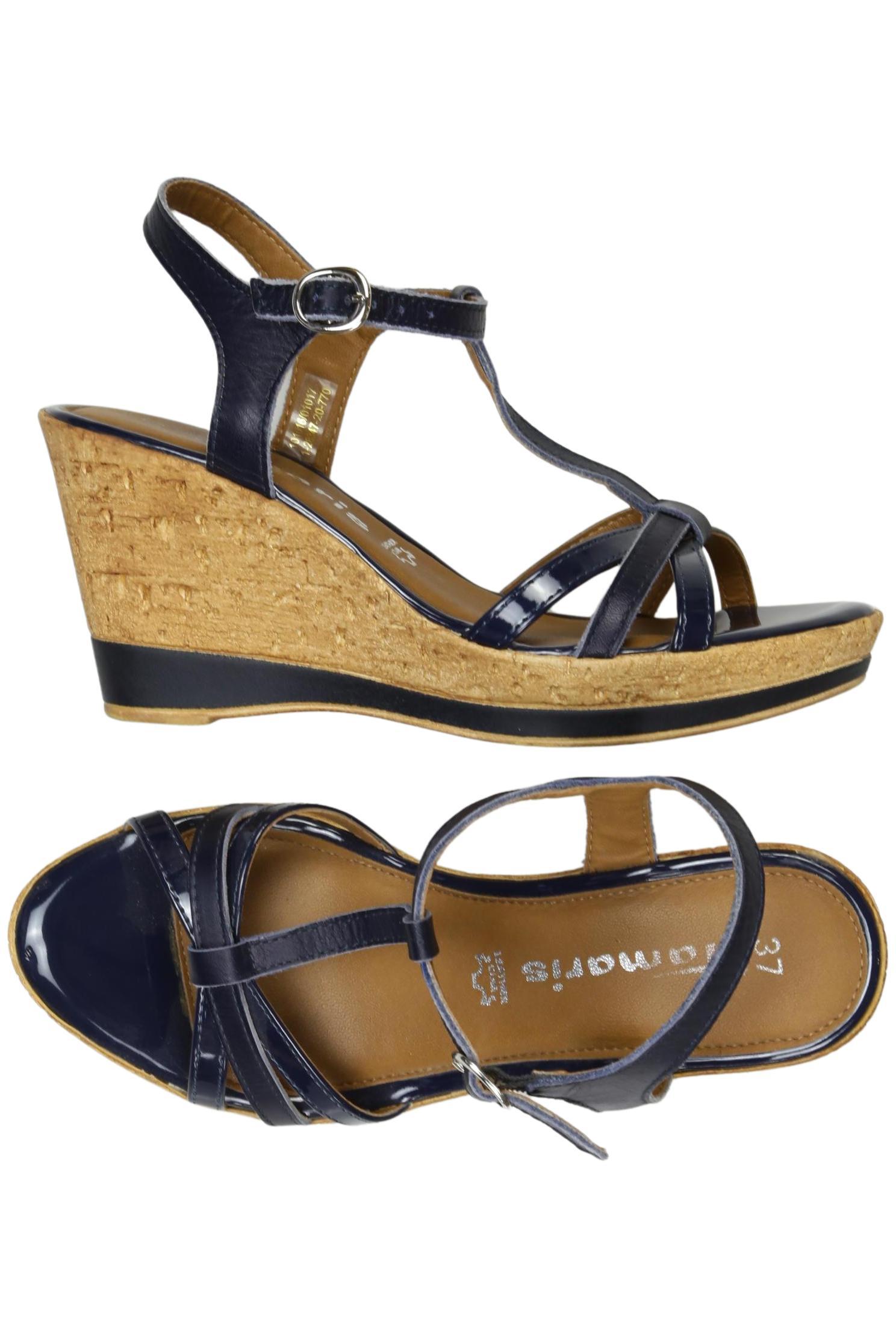 

Tamaris Damen Sandale, marineblau, Gr. 37
