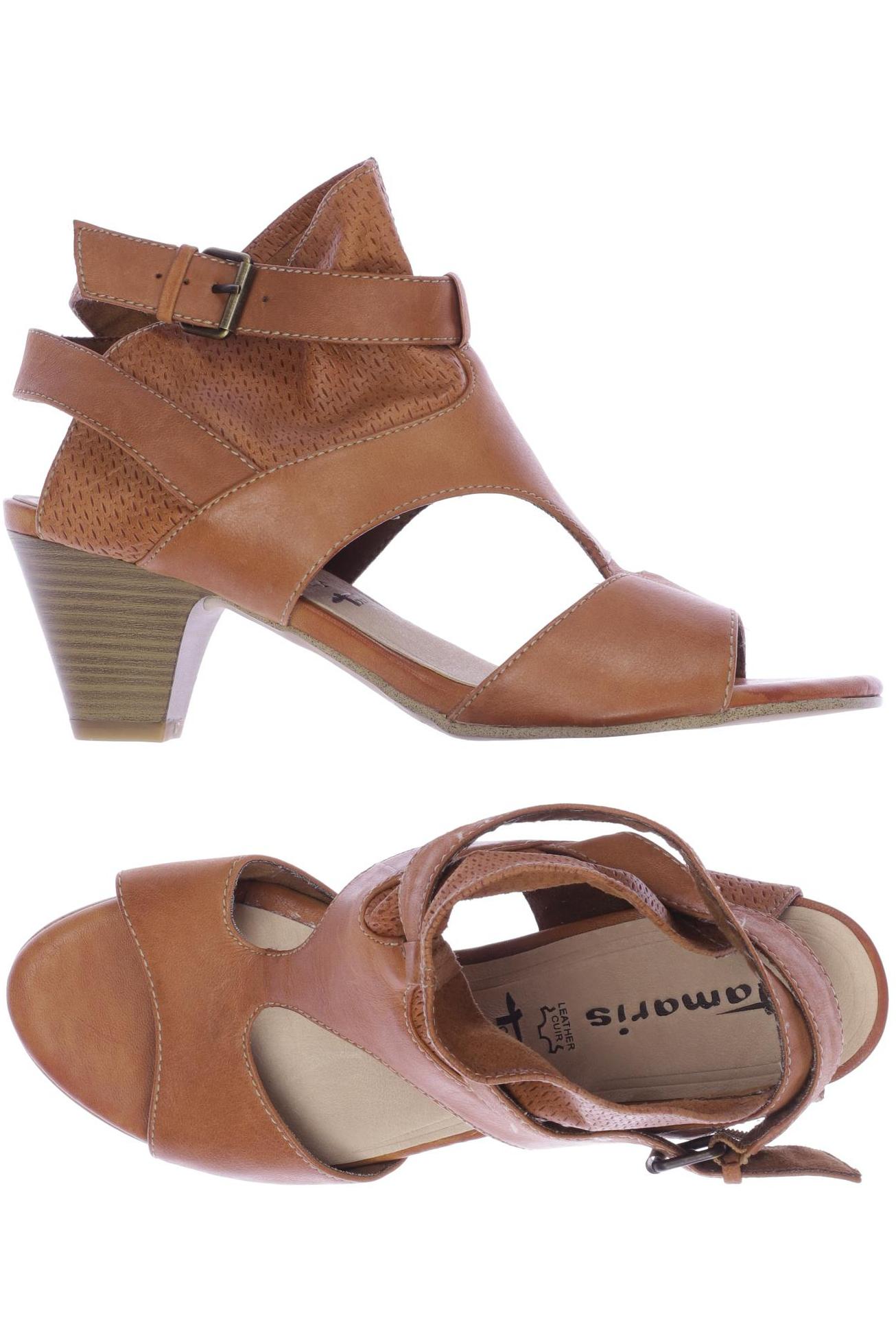 

Tamaris Damen Sandale, braun, Gr. 41