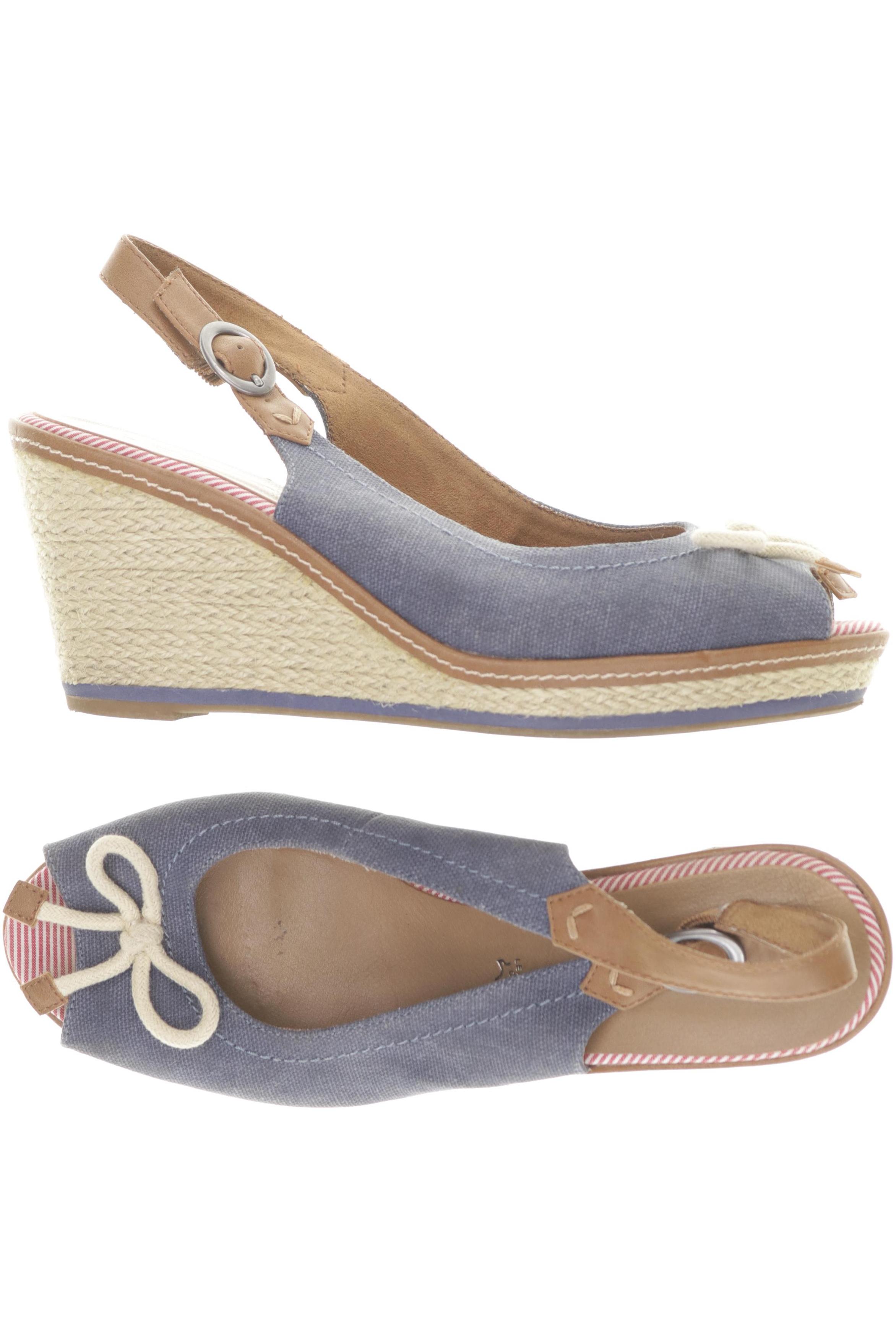 

Tamaris Damen Sandale, blau, Gr. 39