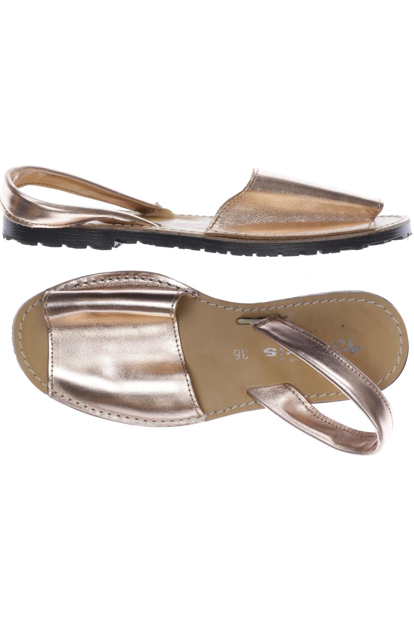 

Tamaris Damen Sandale, gold, Gr. 36