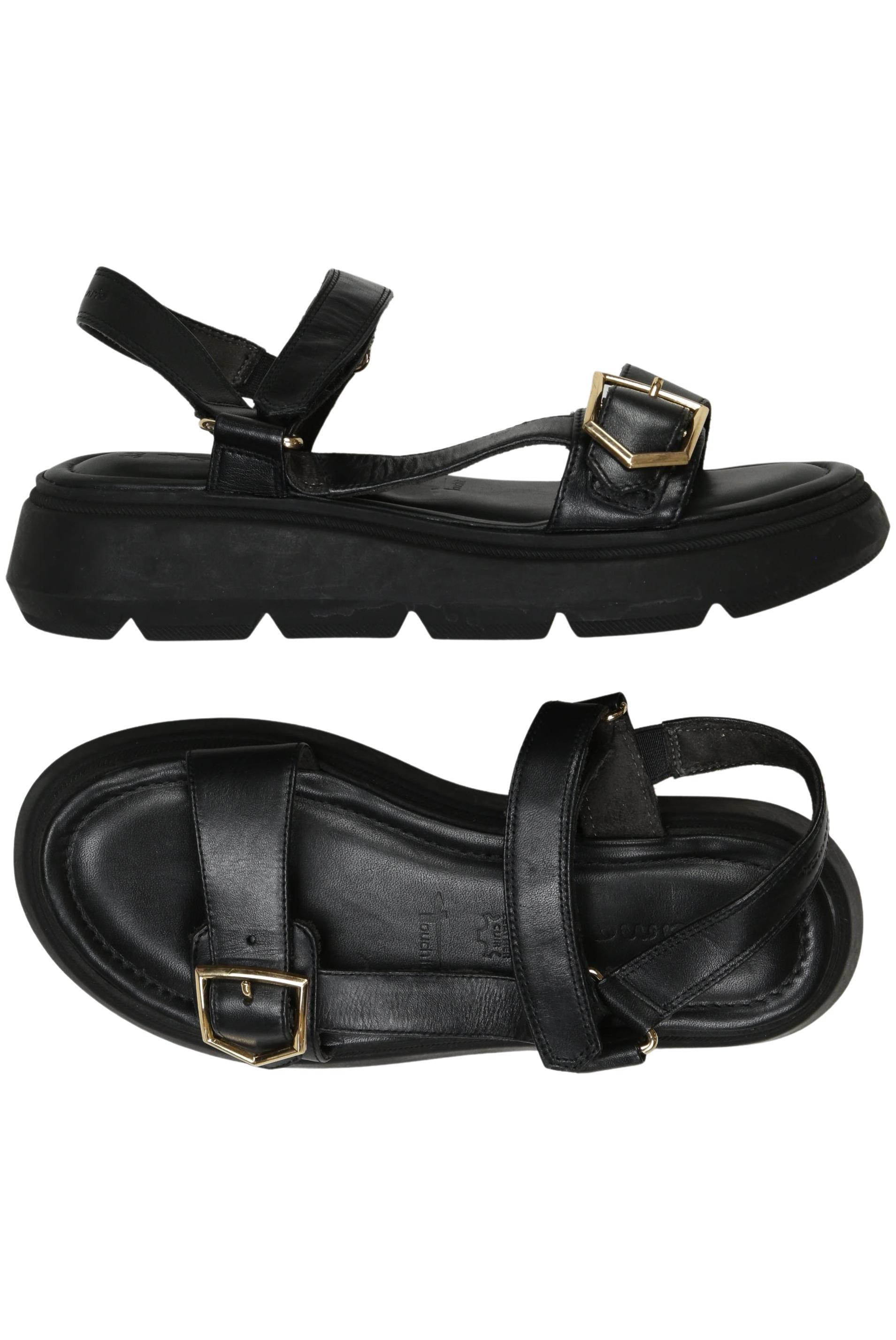 

Tamaris Damen Sandale, schwarz, Gr. 38