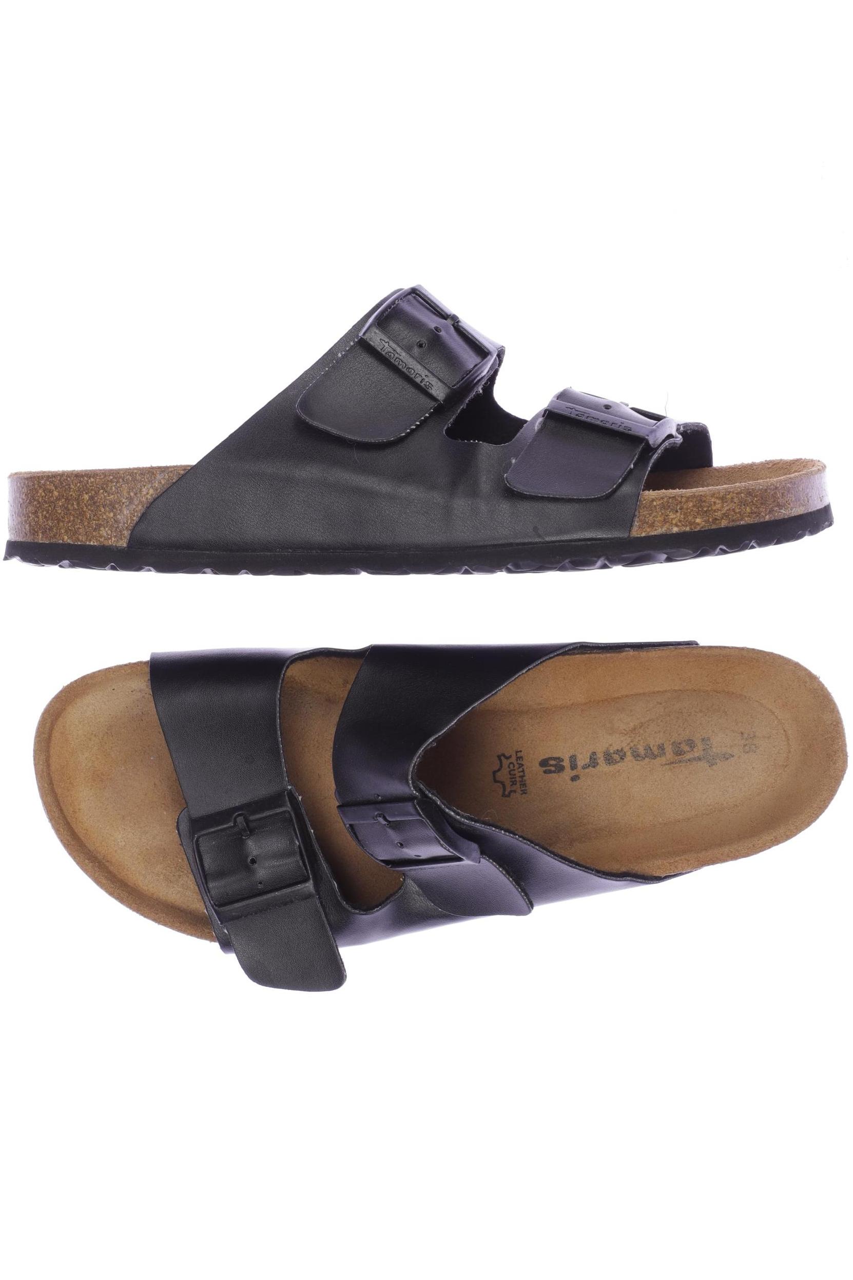 

Tamaris Damen Sandale, schwarz, Gr. 38