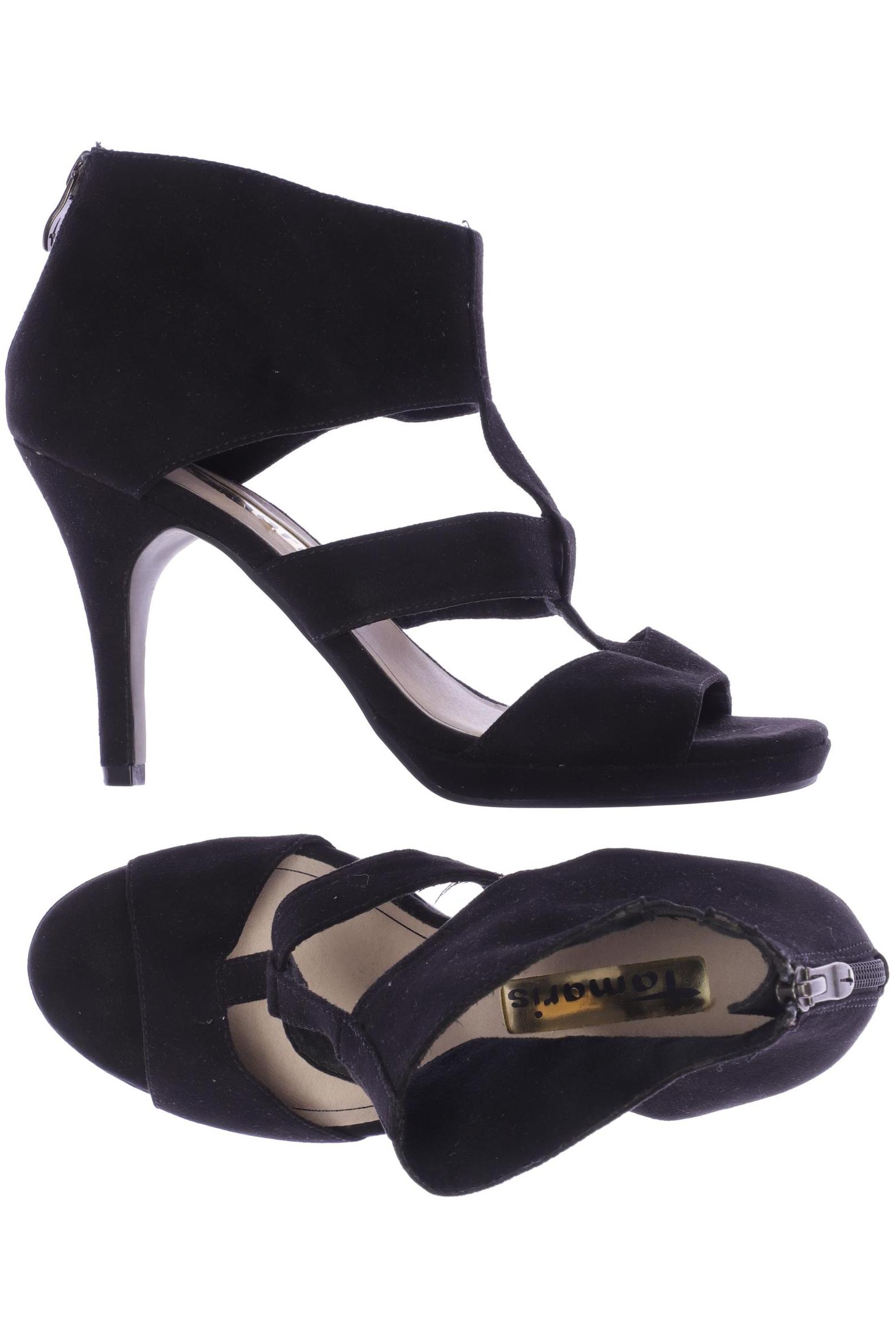 

Tamaris Damen Sandale, schwarz, Gr. 40