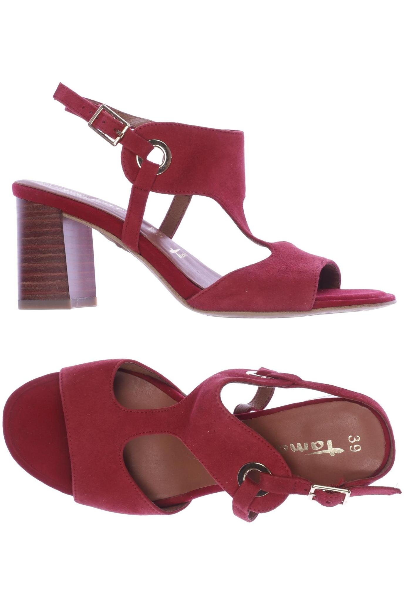 

Tamaris Damen Sandale, rot, Gr. 39