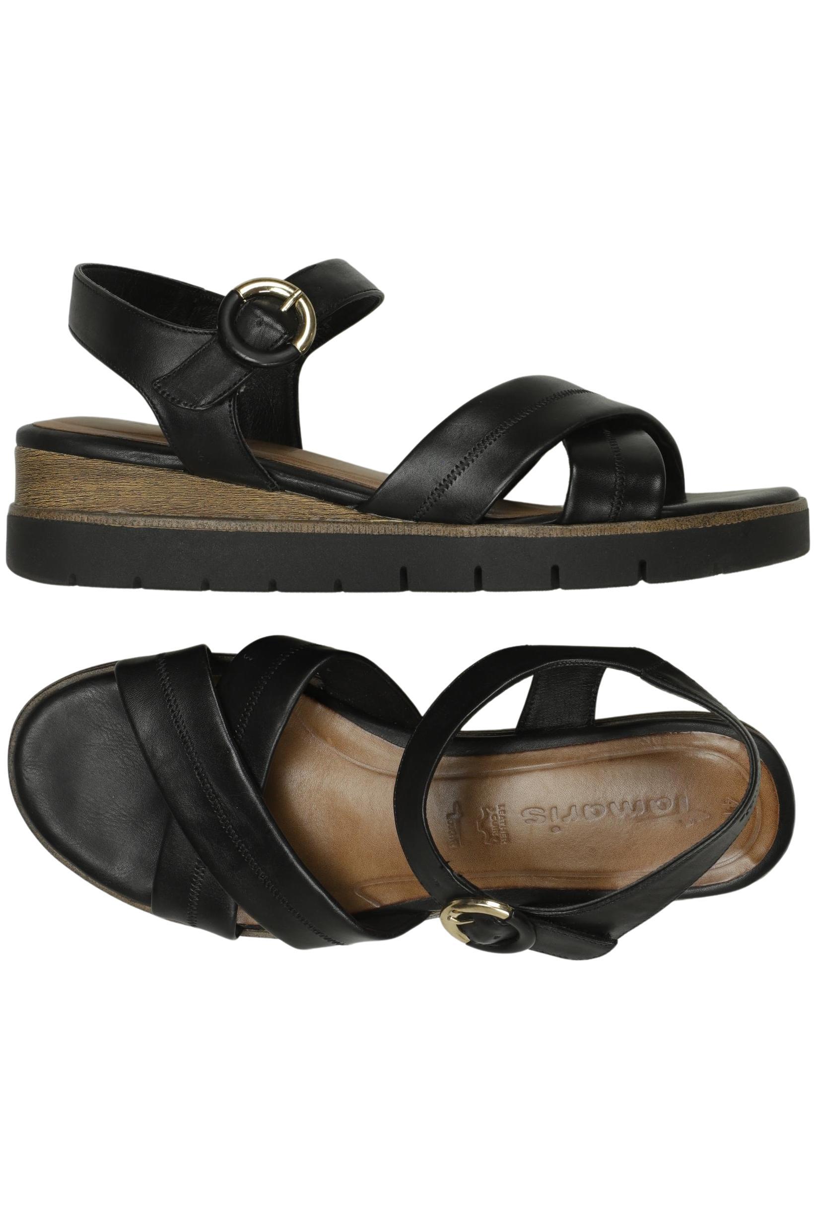 

Tamaris Damen Sandale, schwarz, Gr. 41