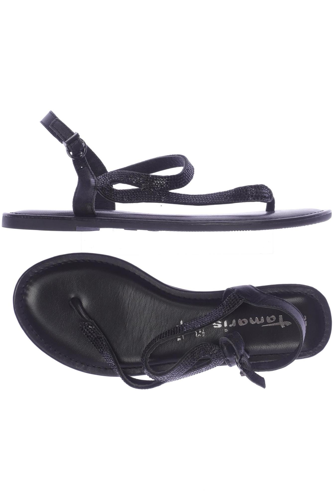 

Tamaris Damen Sandale, schwarz, Gr. 37