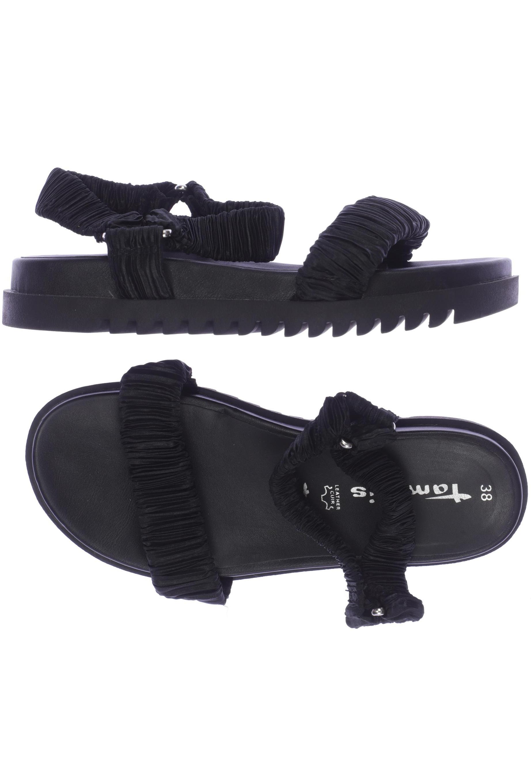 

Tamaris Damen Sandale, schwarz, Gr. 38