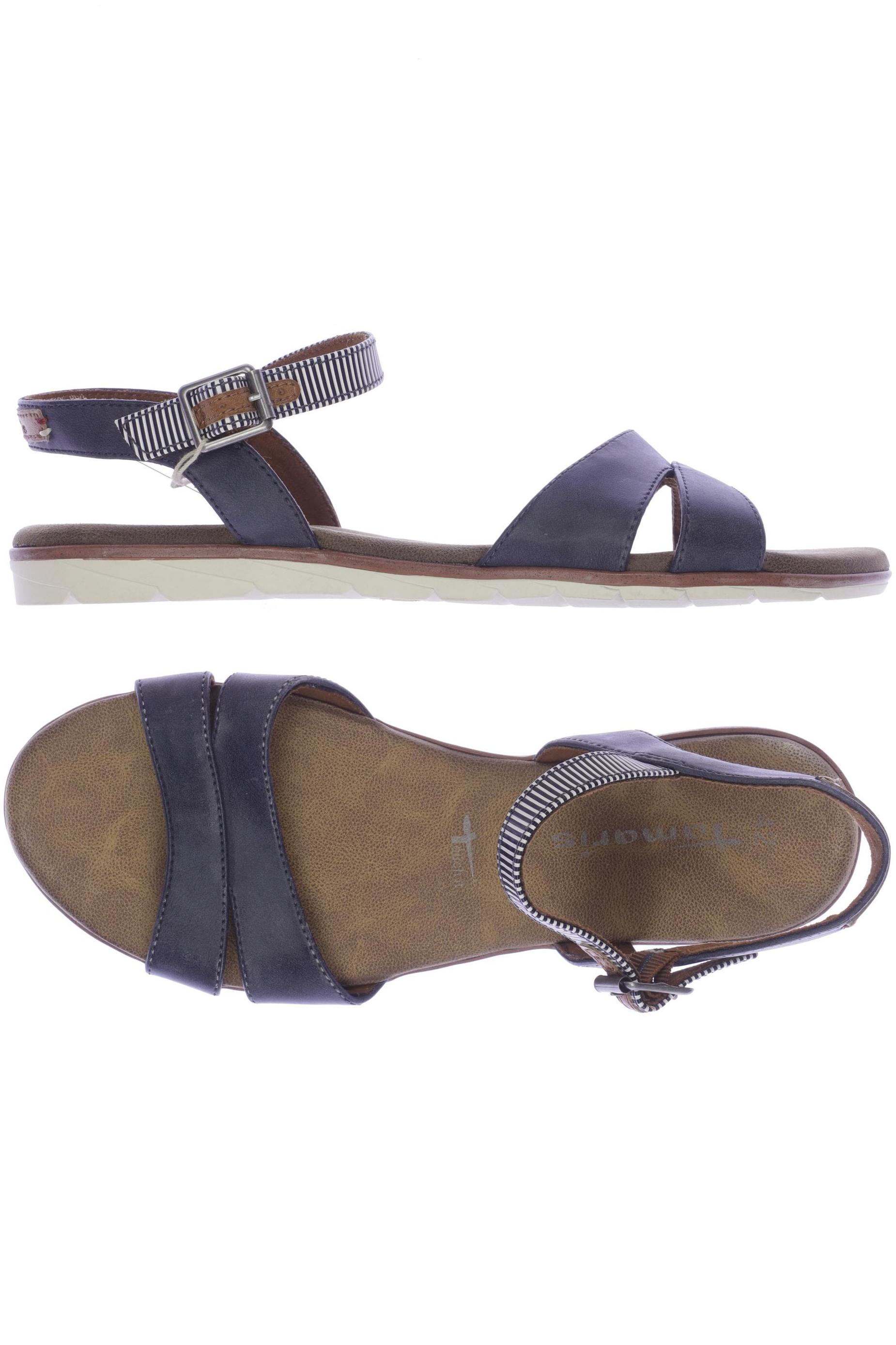 

Tamaris Damen Sandale, marineblau, Gr. 42