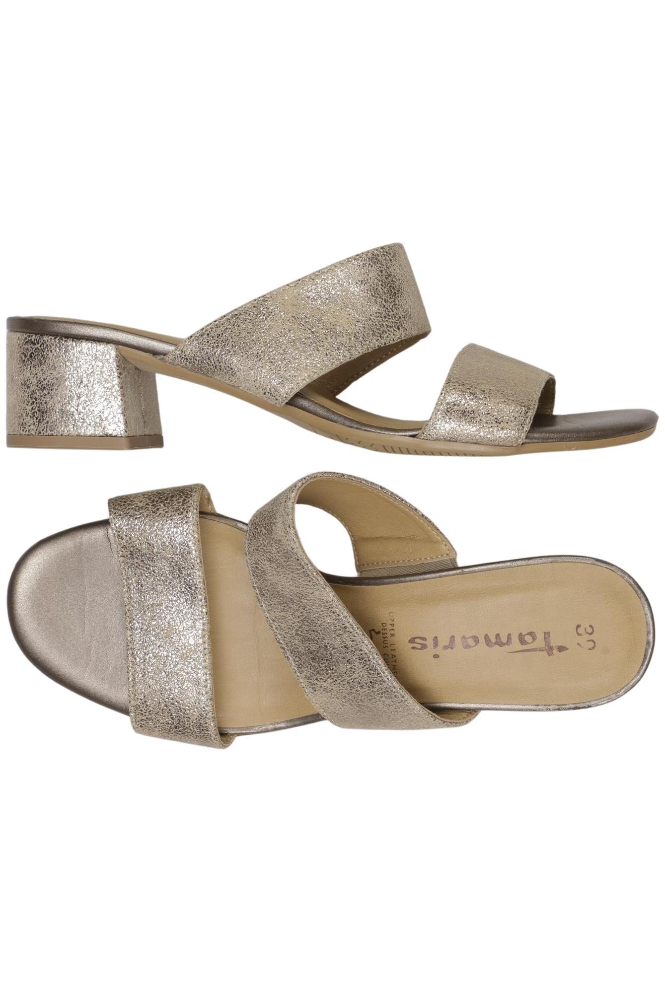 

Tamaris Damen Sandale, silber, Gr. 39