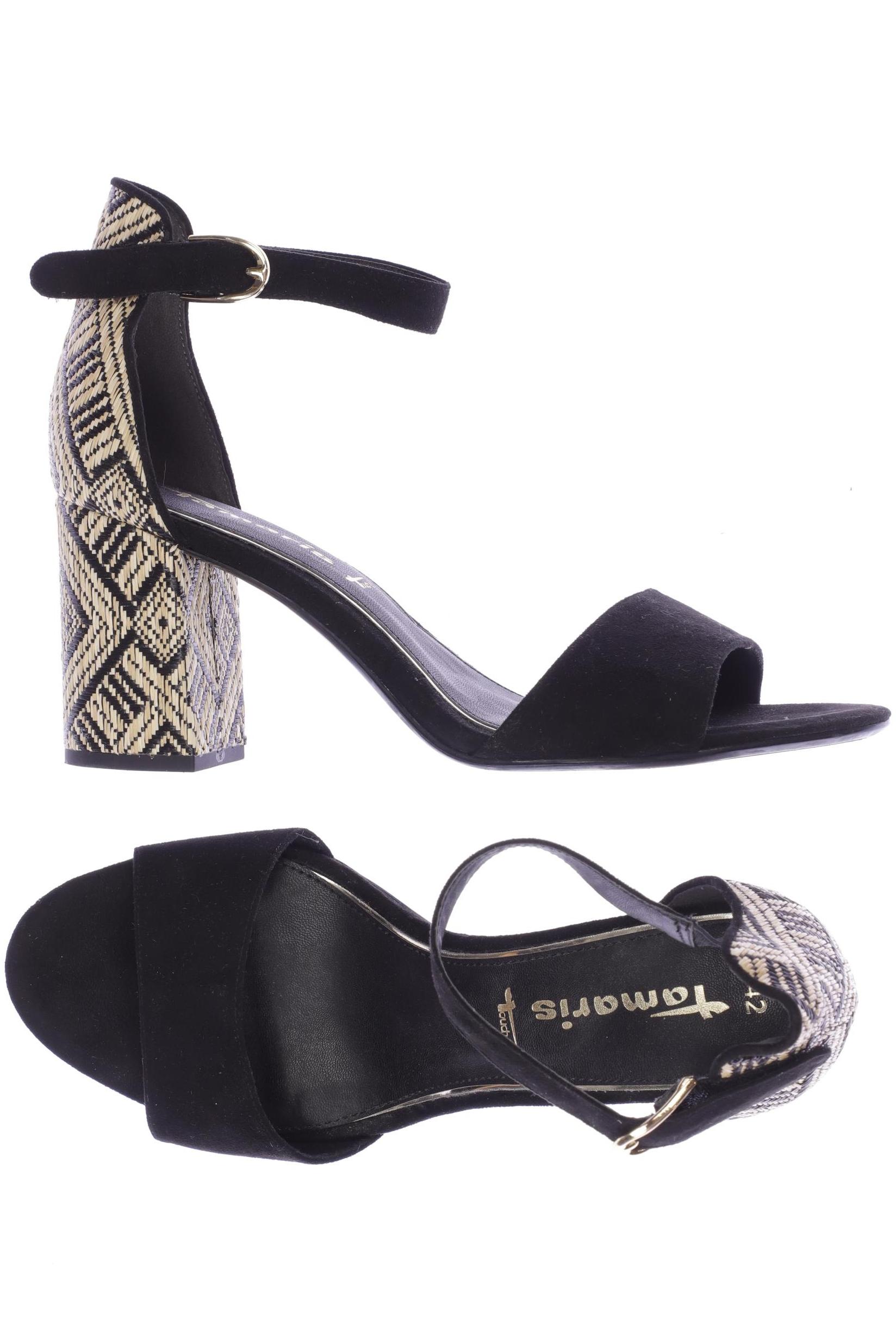 

Tamaris Damen Sandale, schwarz, Gr. 42