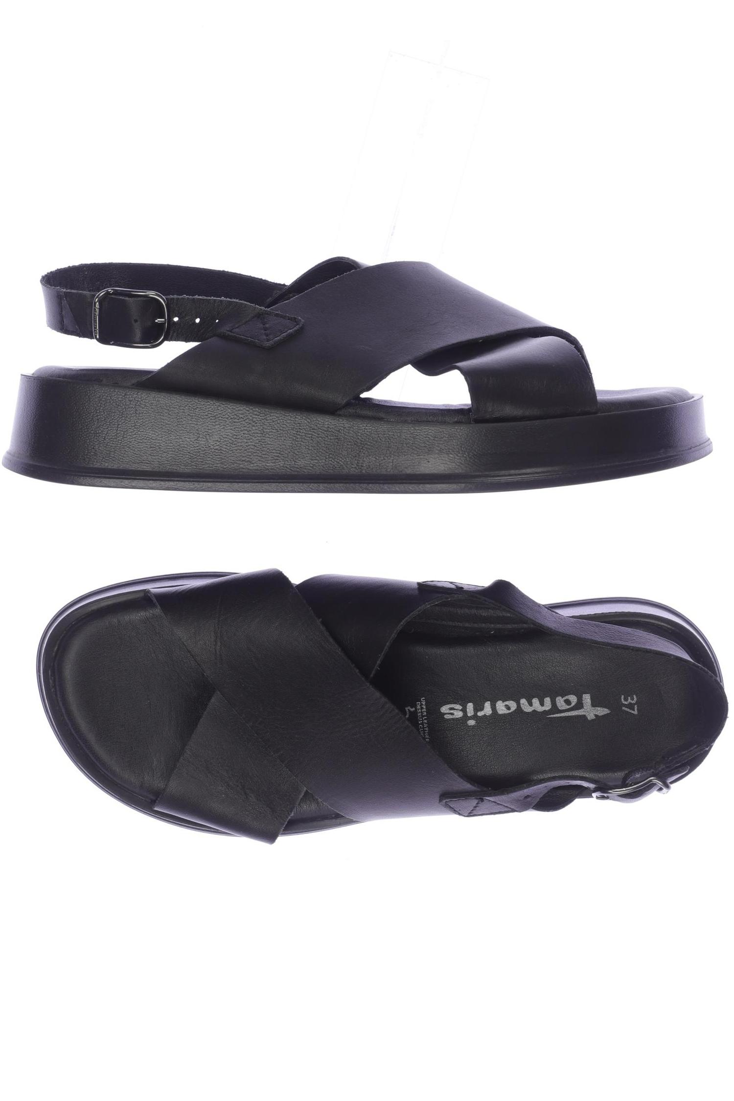 

Tamaris Damen Sandale, schwarz, Gr. 37