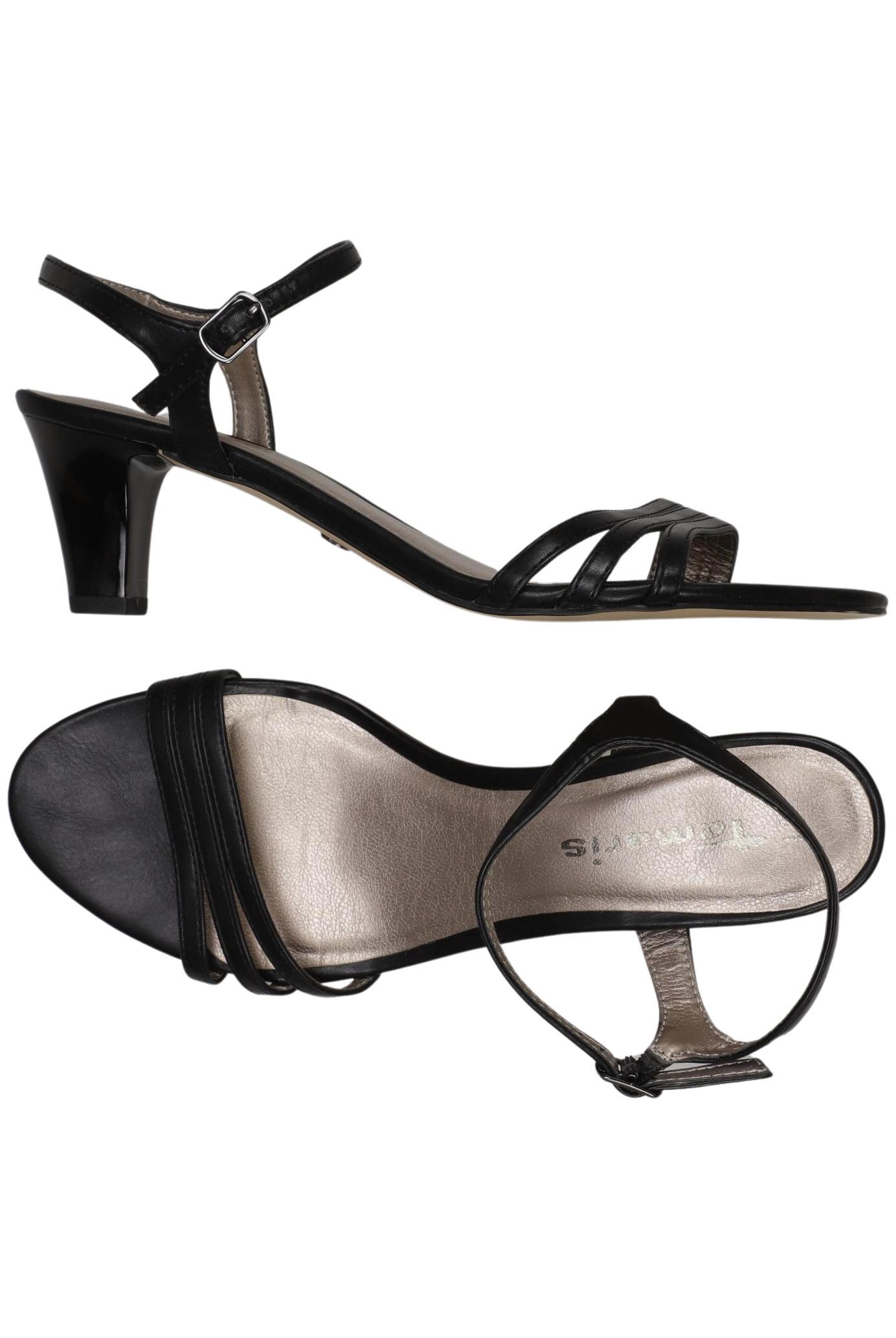 

Tamaris Damen Sandale, schwarz, Gr. 41