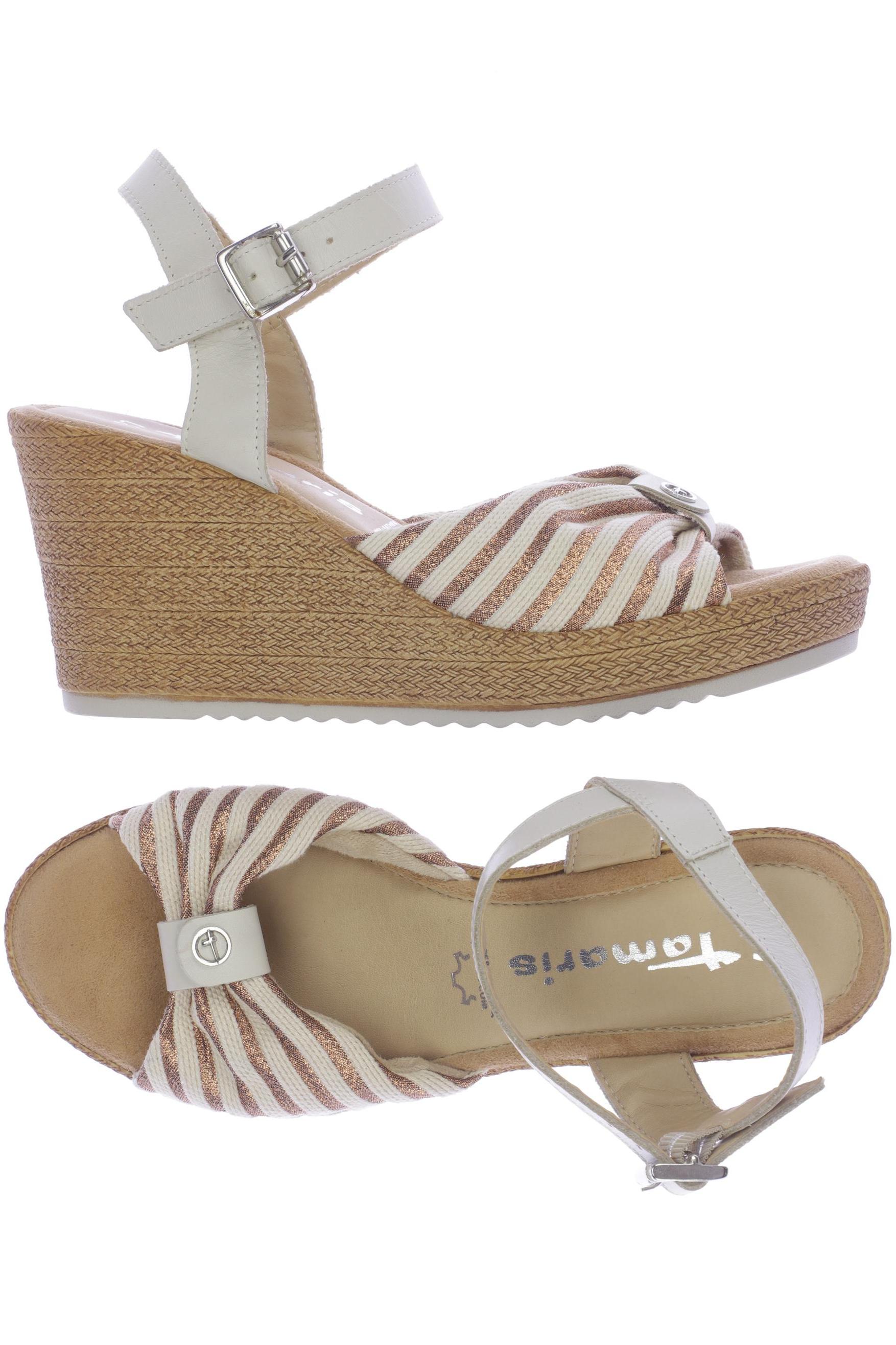 

Tamaris Damen Sandale, beige, Gr. 37