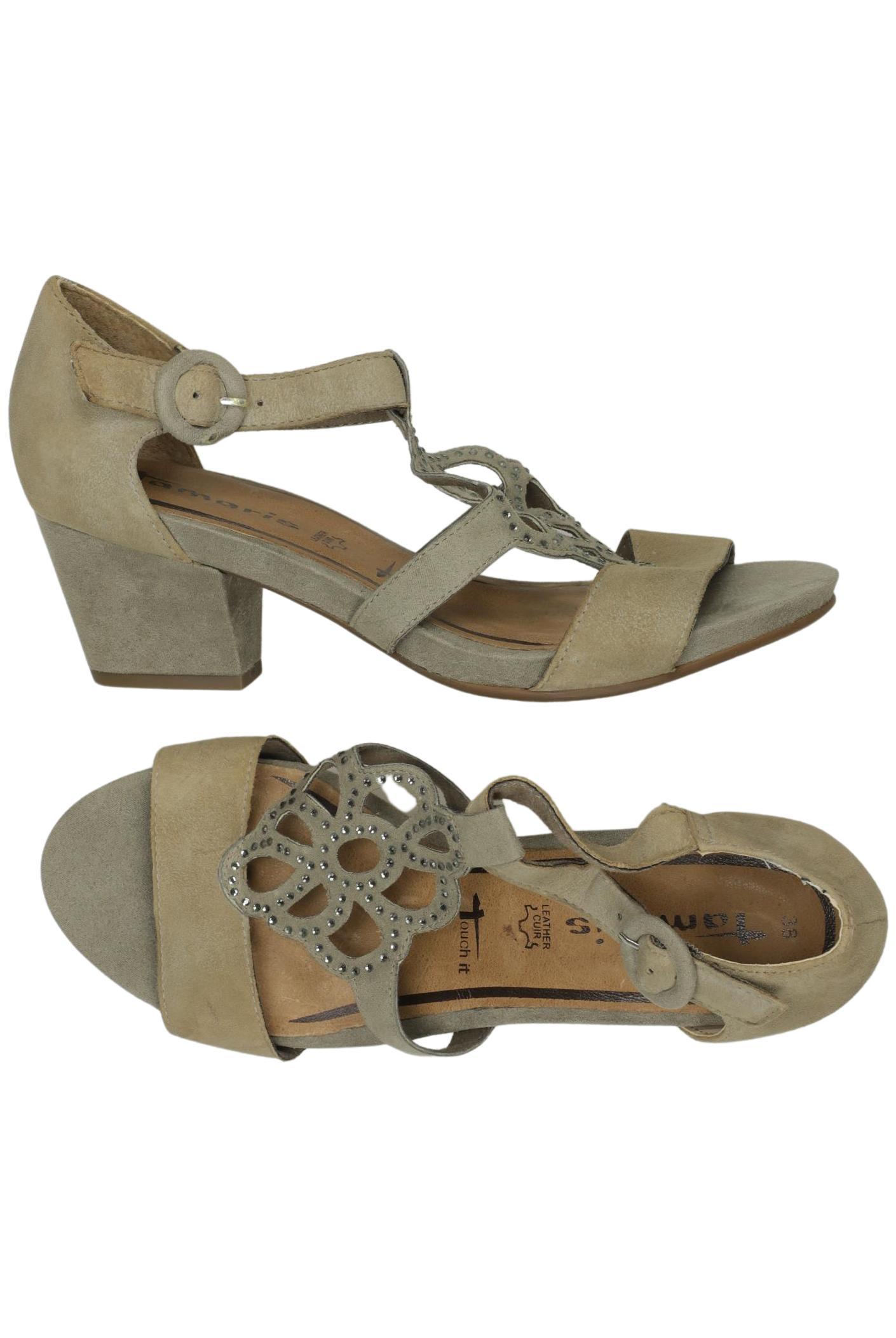 

Tamaris Damen Sandale, beige, Gr. 38