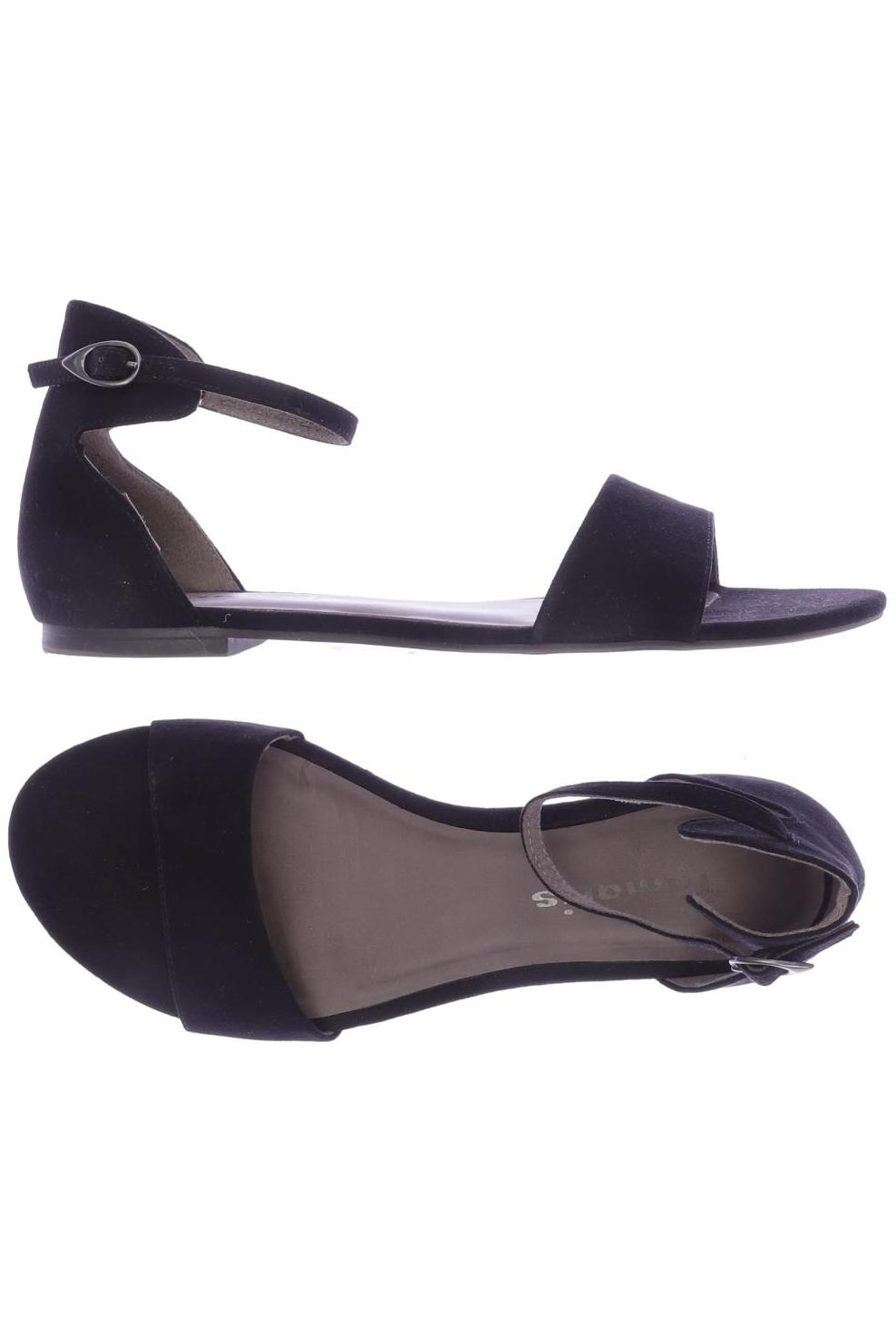 

Tamaris Damen Sandale, schwarz, Gr. 39