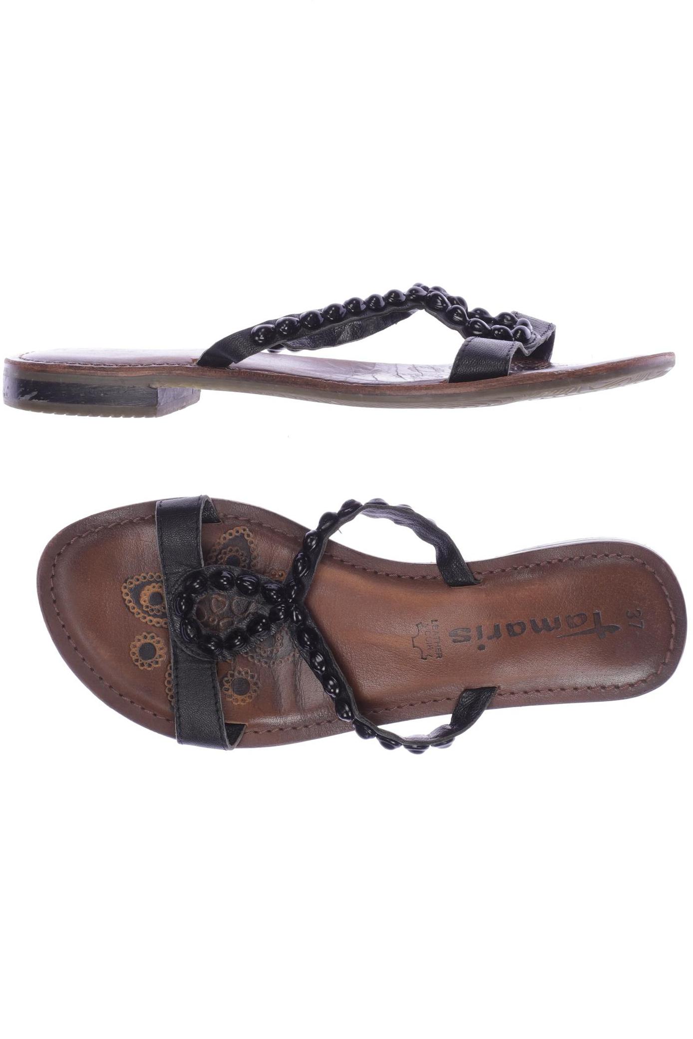 

Tamaris Damen Sandale, schwarz, Gr. 37