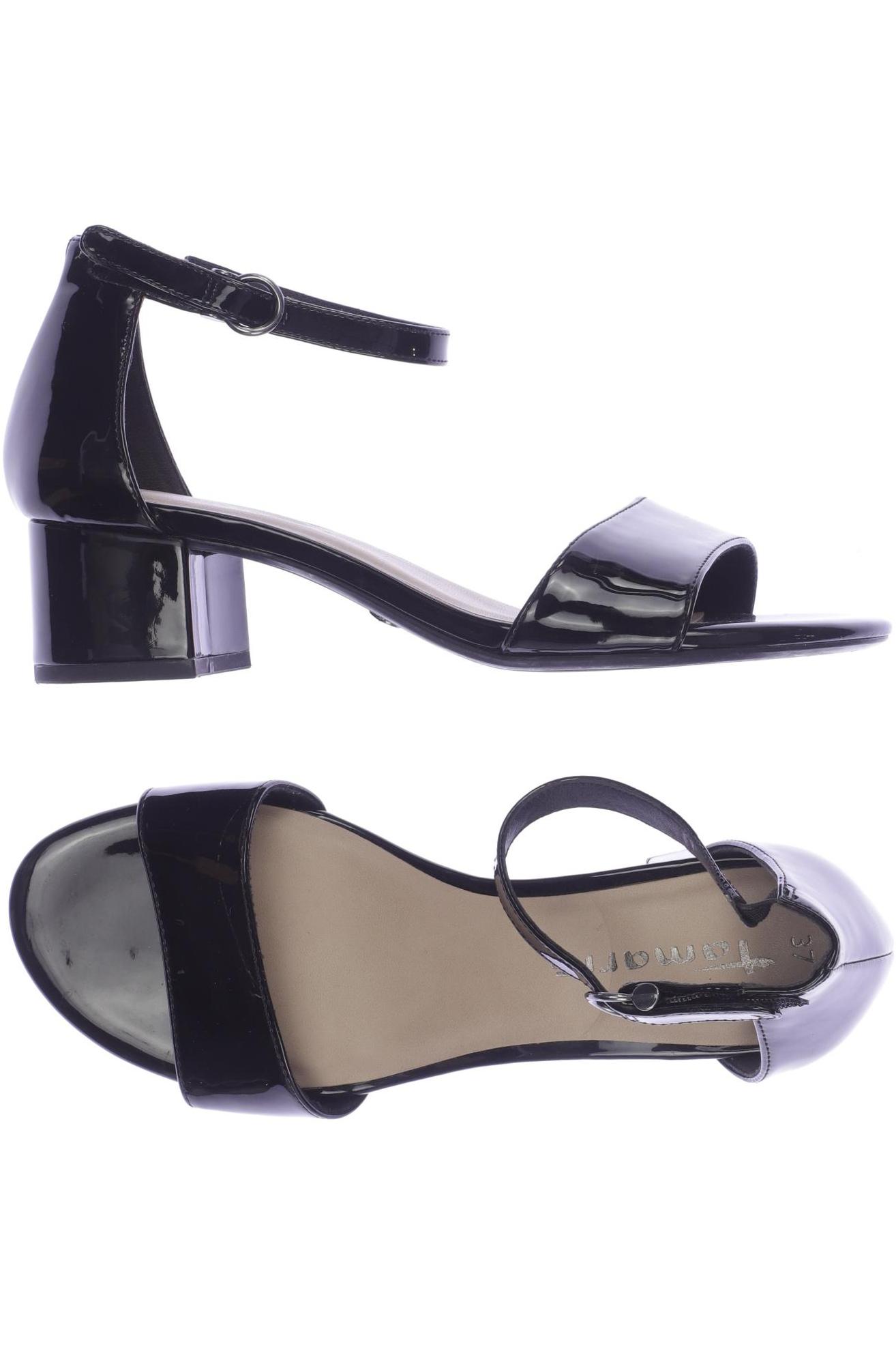 

Tamaris Damen Sandale, schwarz, Gr. 37