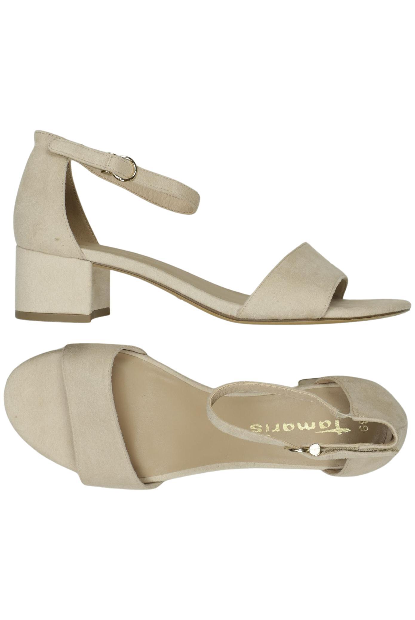 

Tamaris Damen Sandale, beige, Gr. 39