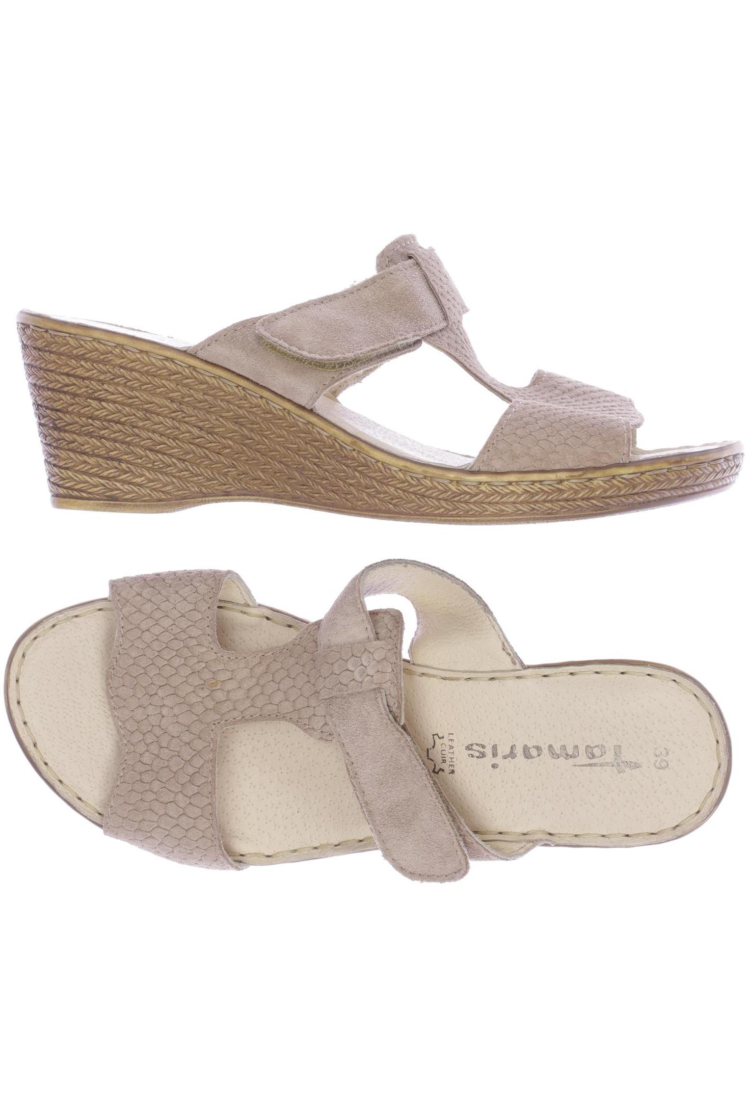 

Tamaris Damen Sandale, beige, Gr. 39