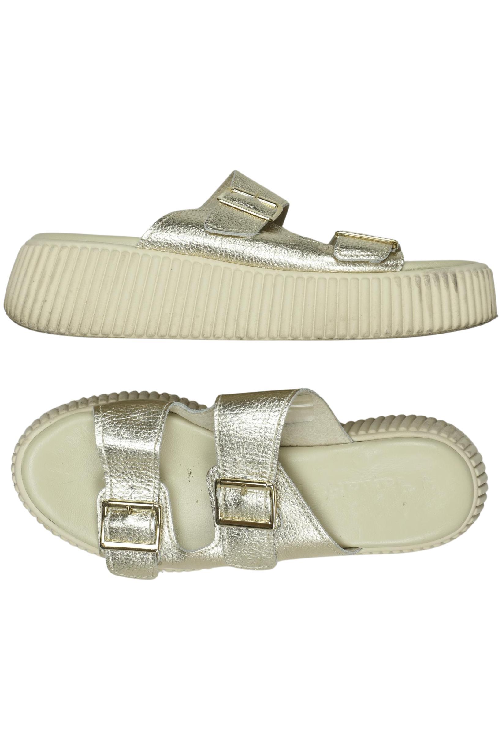 

Tamaris Damen Sandale, gold, Gr. 42