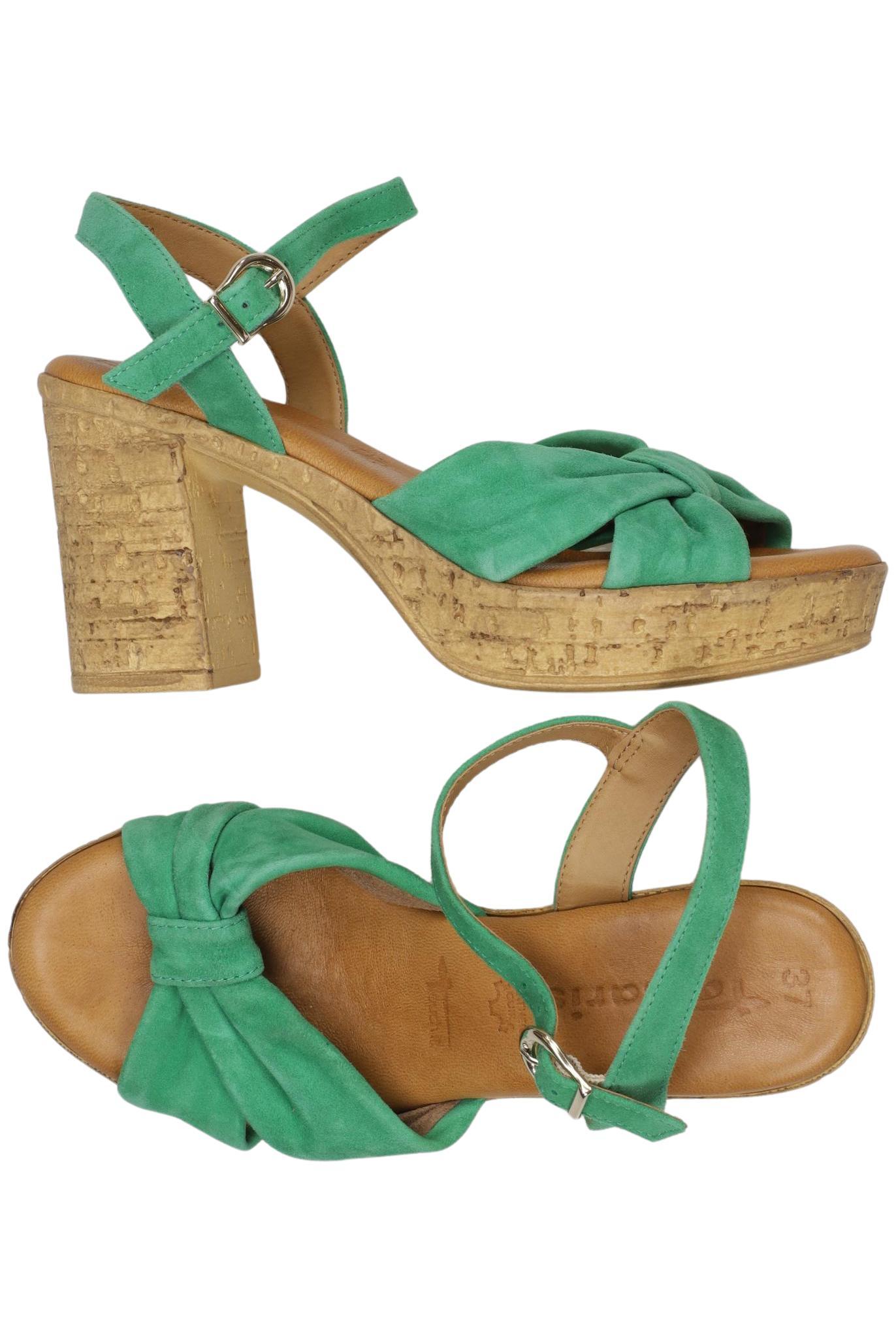 

Tamaris Damen Sandale, grün, Gr. 37