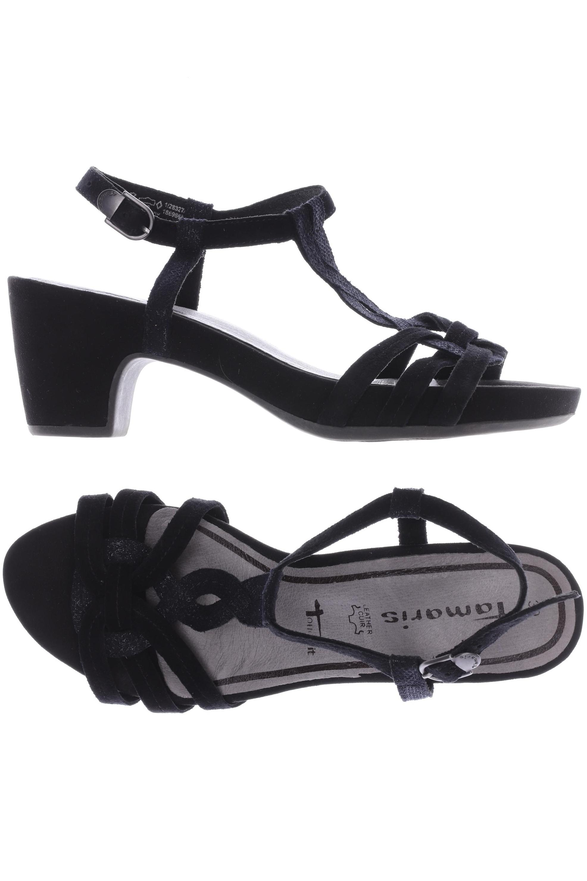 

Tamaris Damen Sandale, schwarz