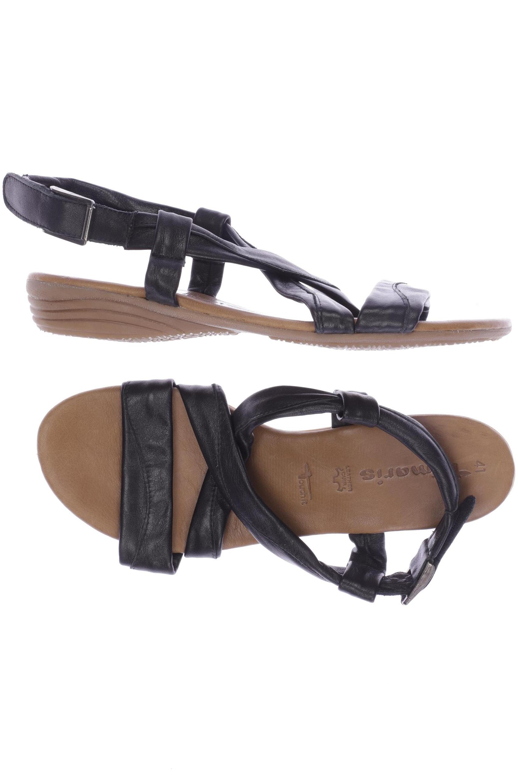 

Tamaris Damen Sandale, schwarz
