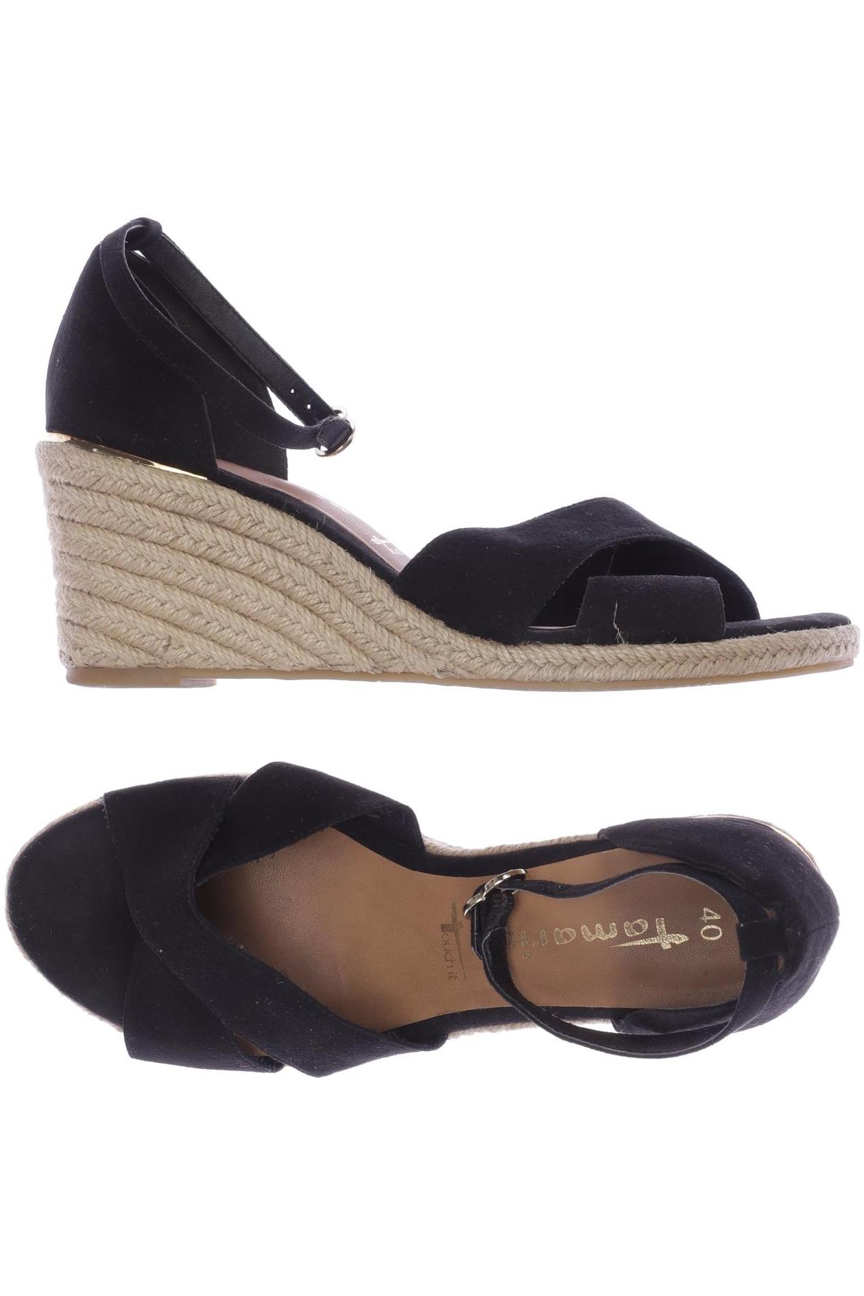 

Tamaris Damen Sandale, schwarz