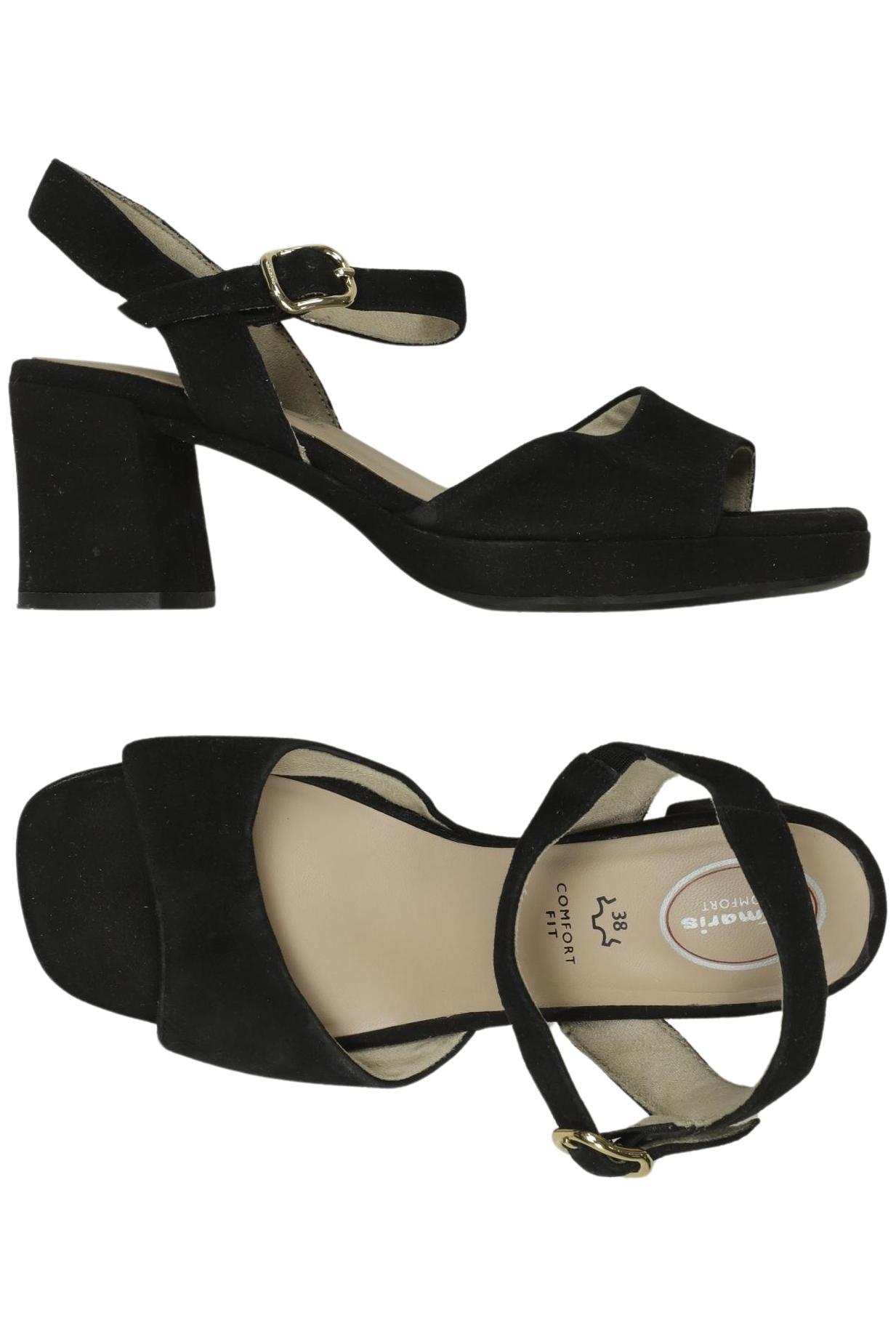 

Tamaris Damen Sandale, schwarz, Gr. 38