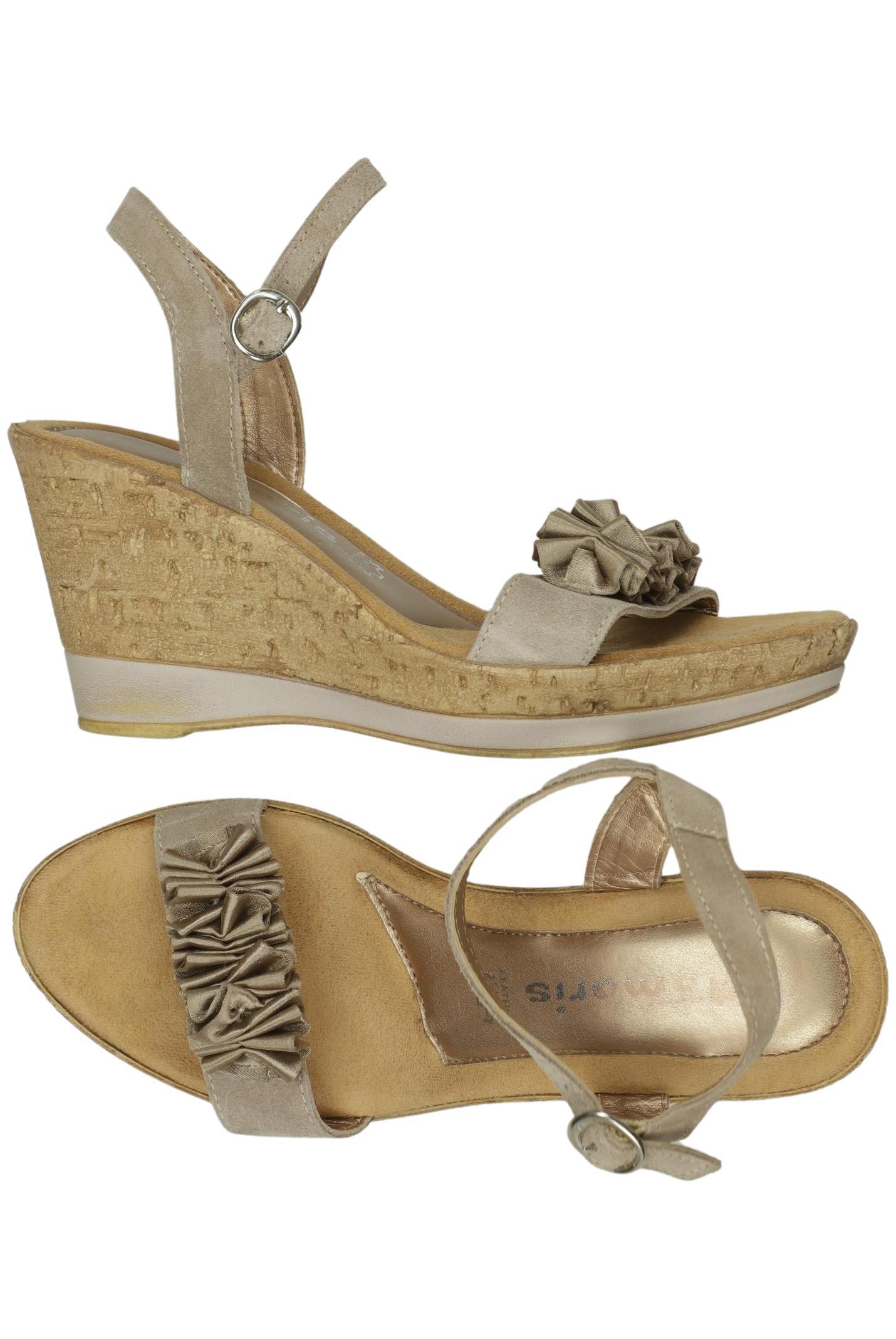 

Tamaris Damen Sandale, beige, Gr. 37