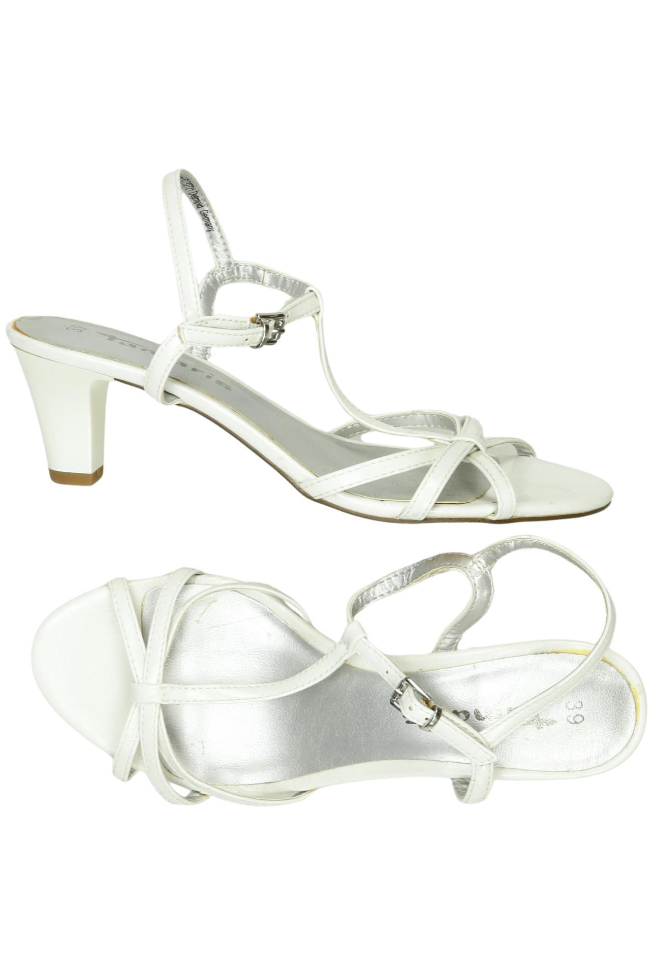 

Tamaris Damen Sandale, weiß, Gr. 39