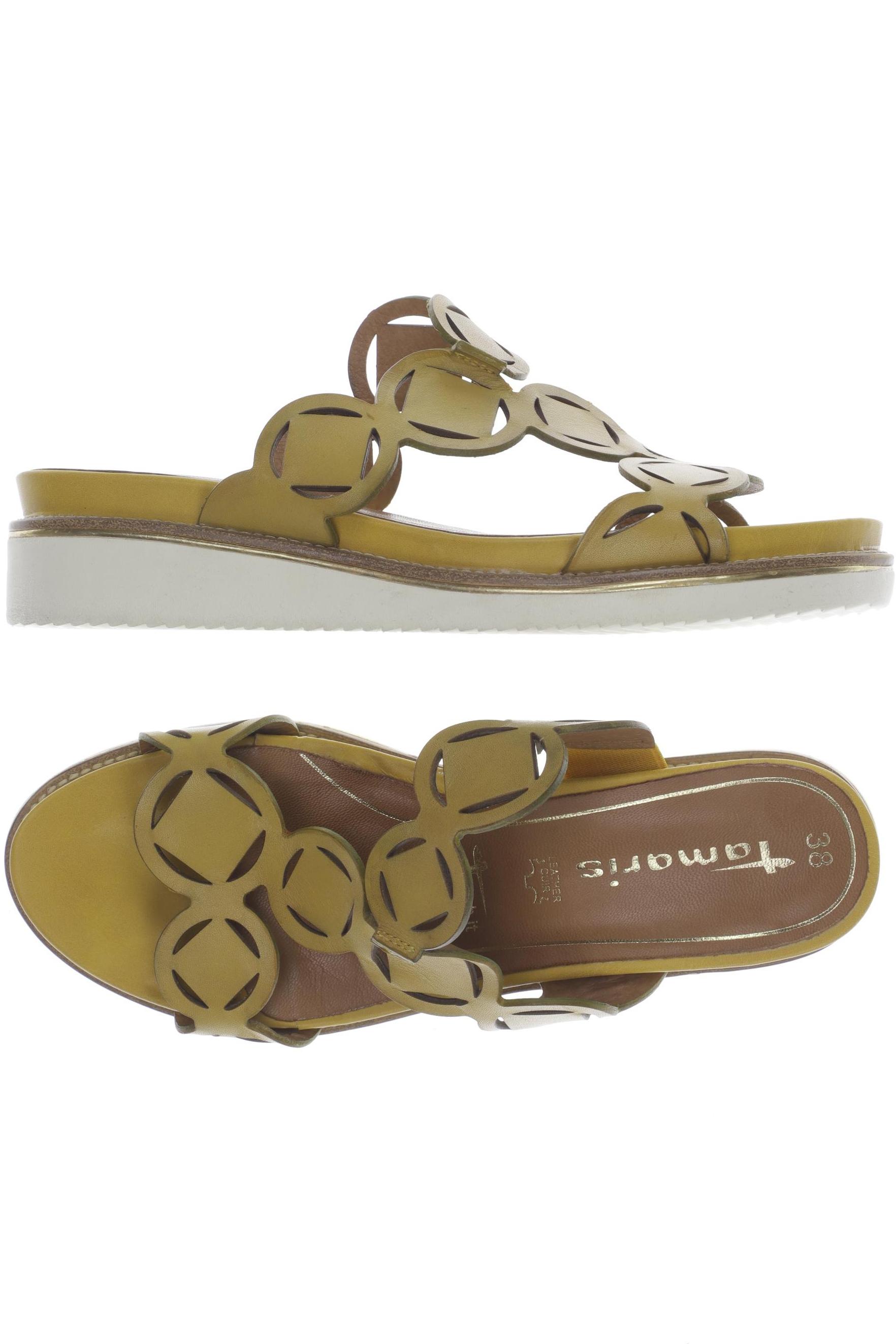 

Tamaris Damen Sandale, gelb, Gr. 38