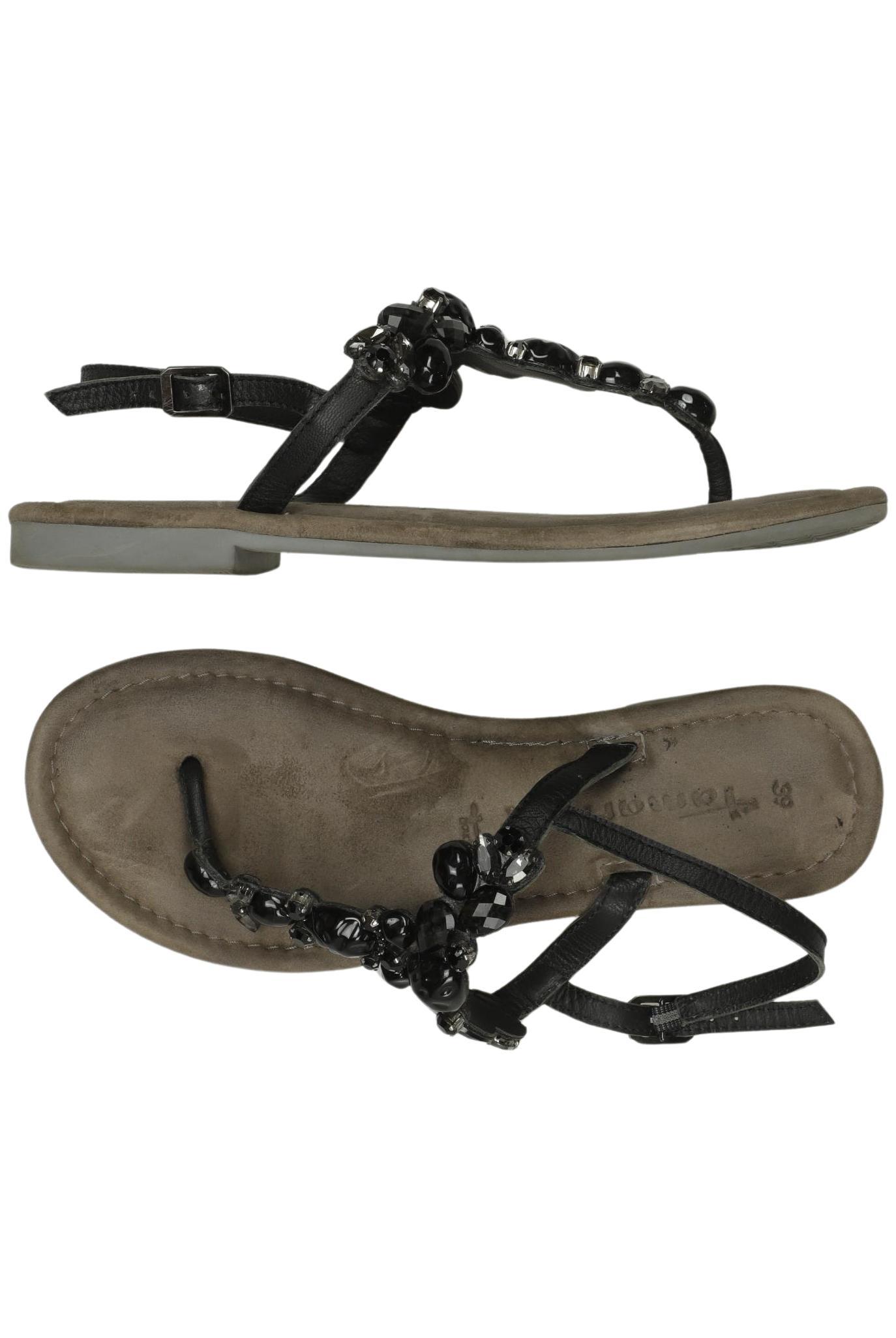 

Tamaris Damen Sandale, schwarz, Gr. 39