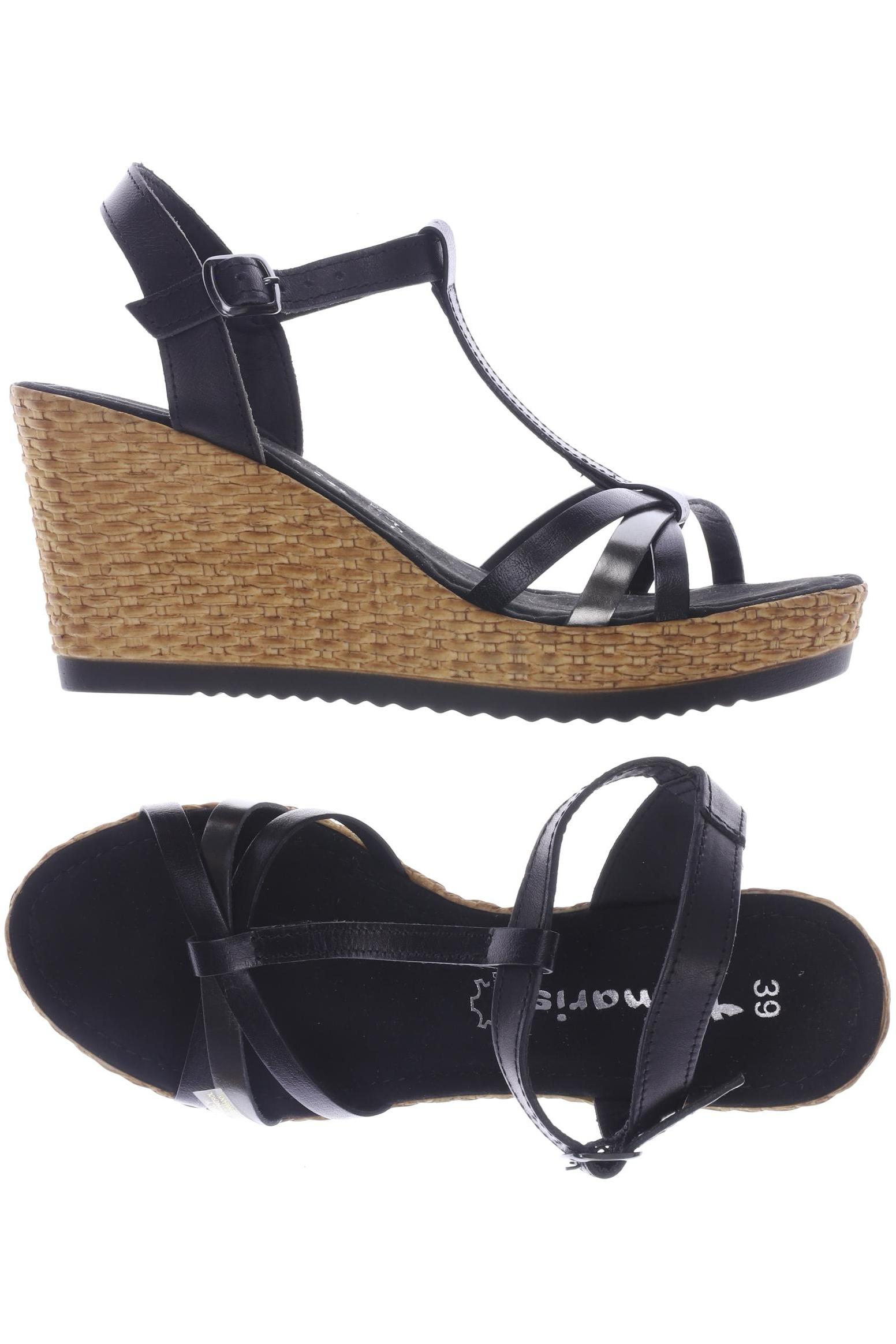 

Tamaris Damen Sandale, schwarz, Gr. 39