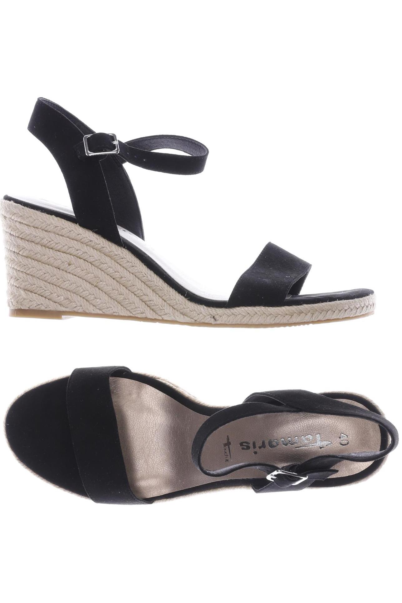 

Tamaris Damen Sandale, schwarz