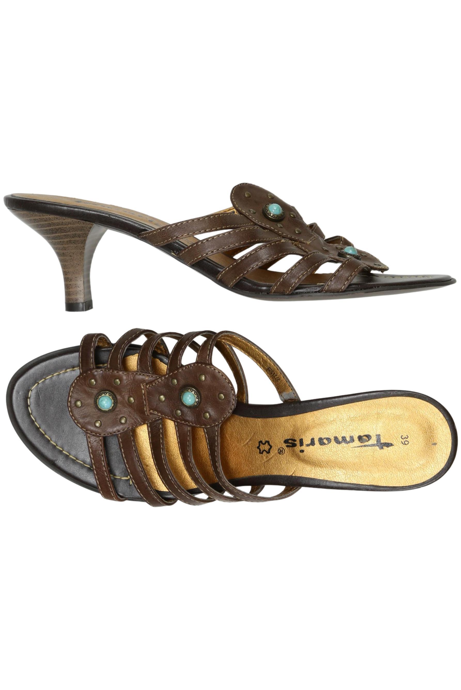

Tamaris Damen Sandale, braun, Gr. 39