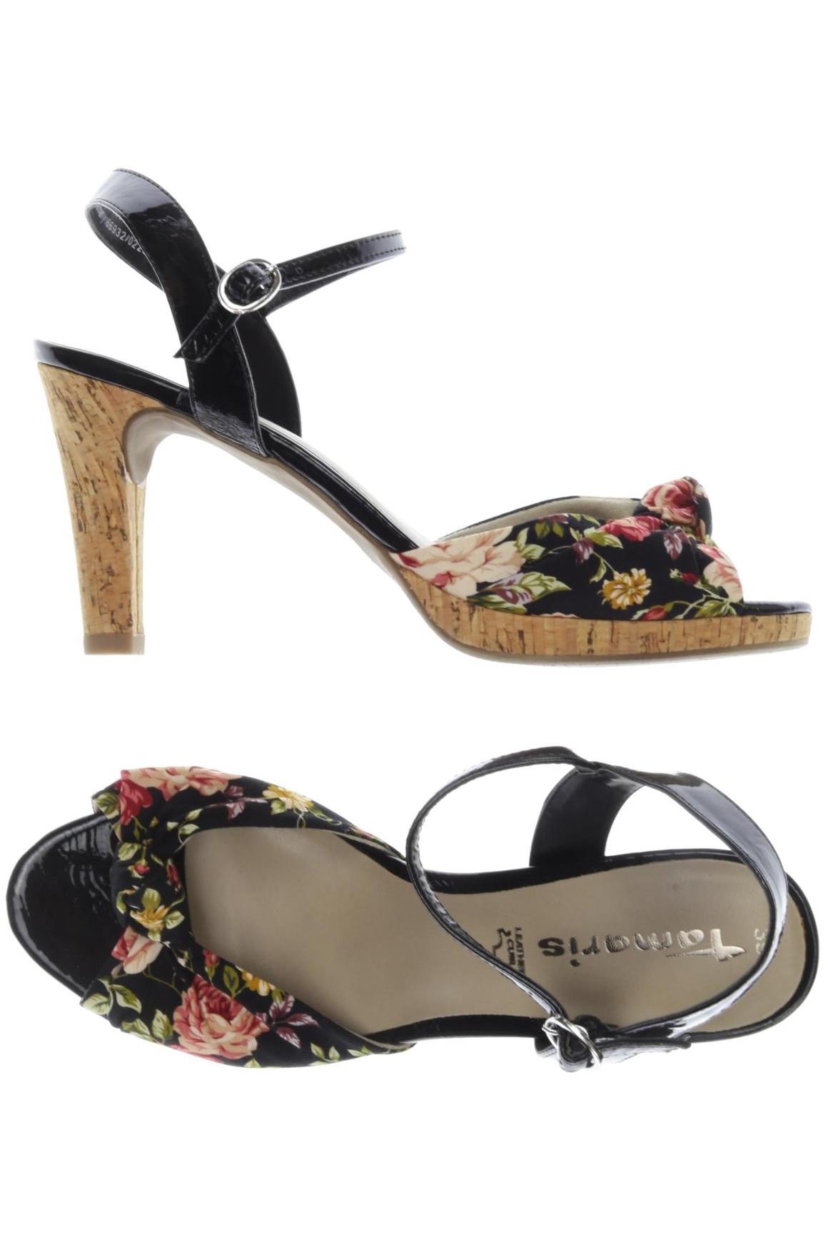 

Tamaris Damen Sandale, schwarz, Gr. 39